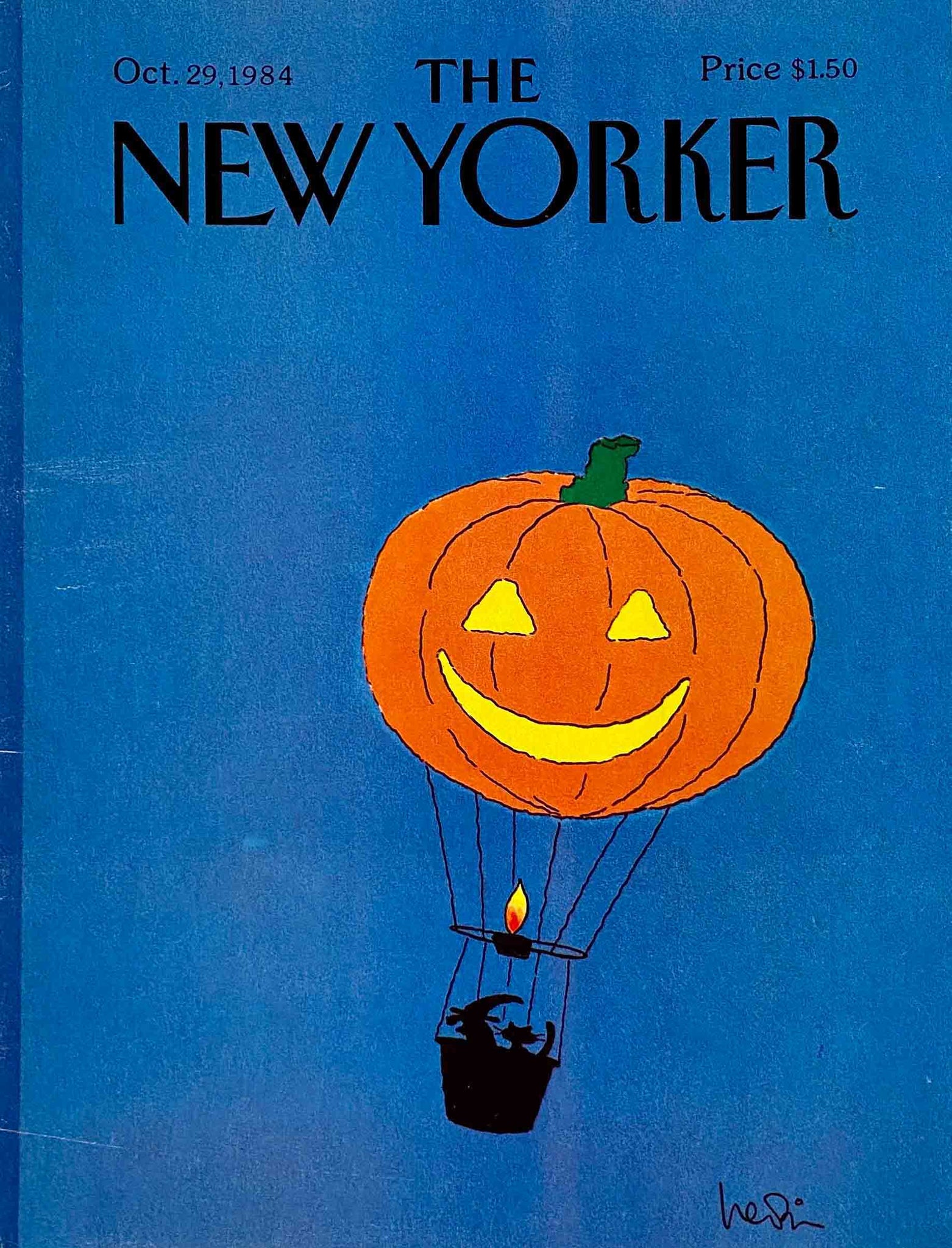 Première de couverture originale The New Yorker du 29 Octobre 1984