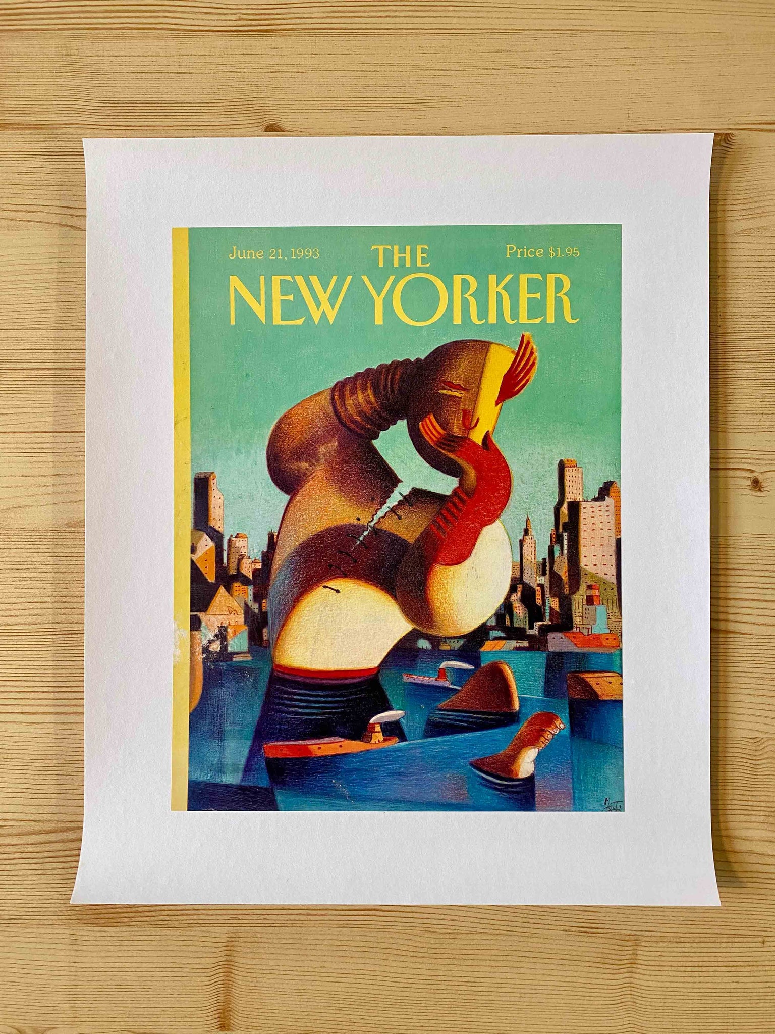 Première de couverture originale The New Yorker du 21 Juin 1993