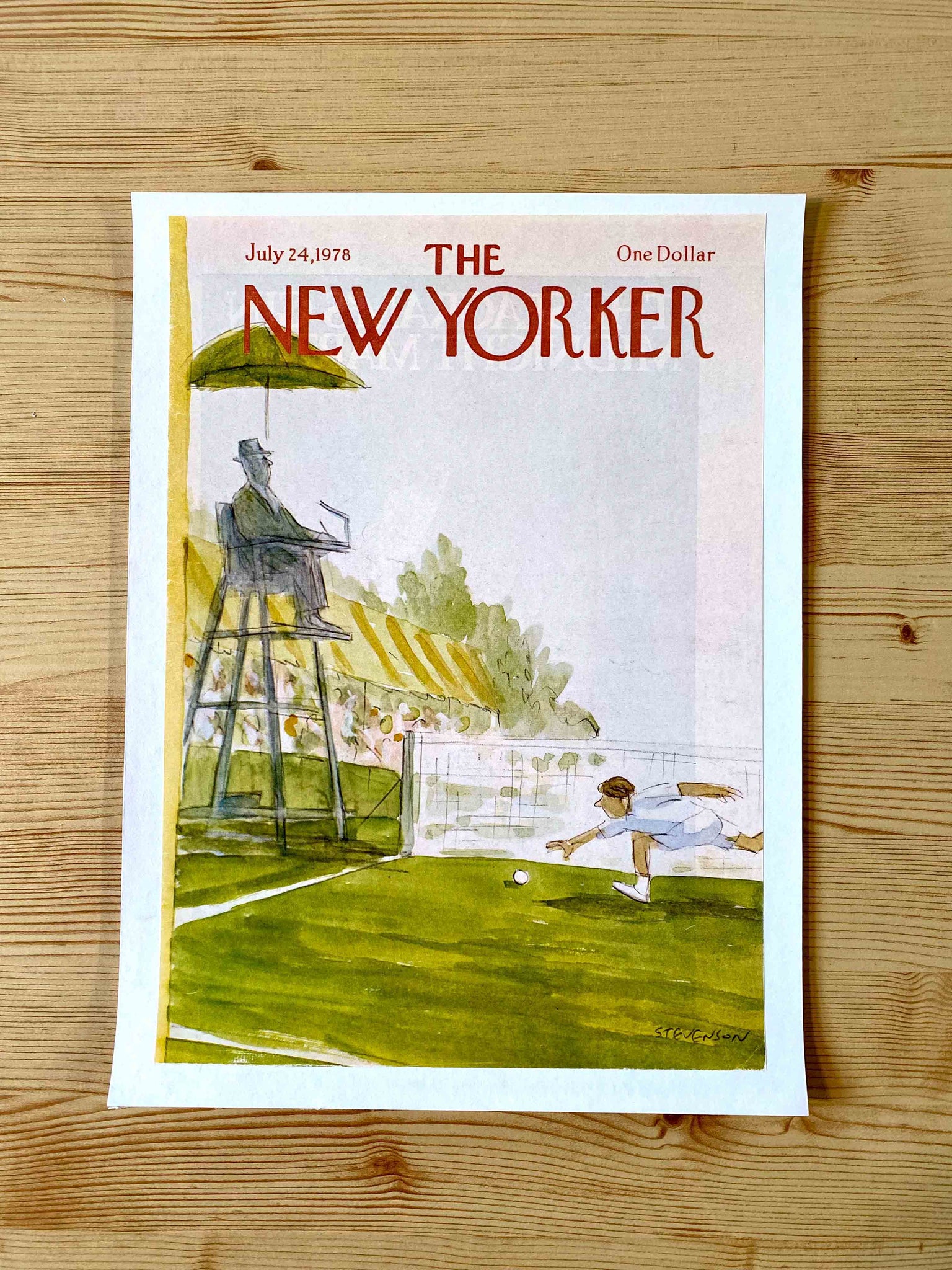 Première de couverture originale The New Yorker du 24 Juillet 1978