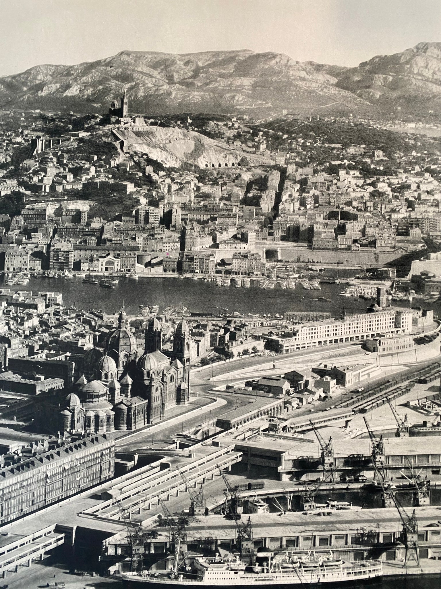 Affiche Originale Marseille la Porte de la Côte d'Azur - Greff (photographe) 1955