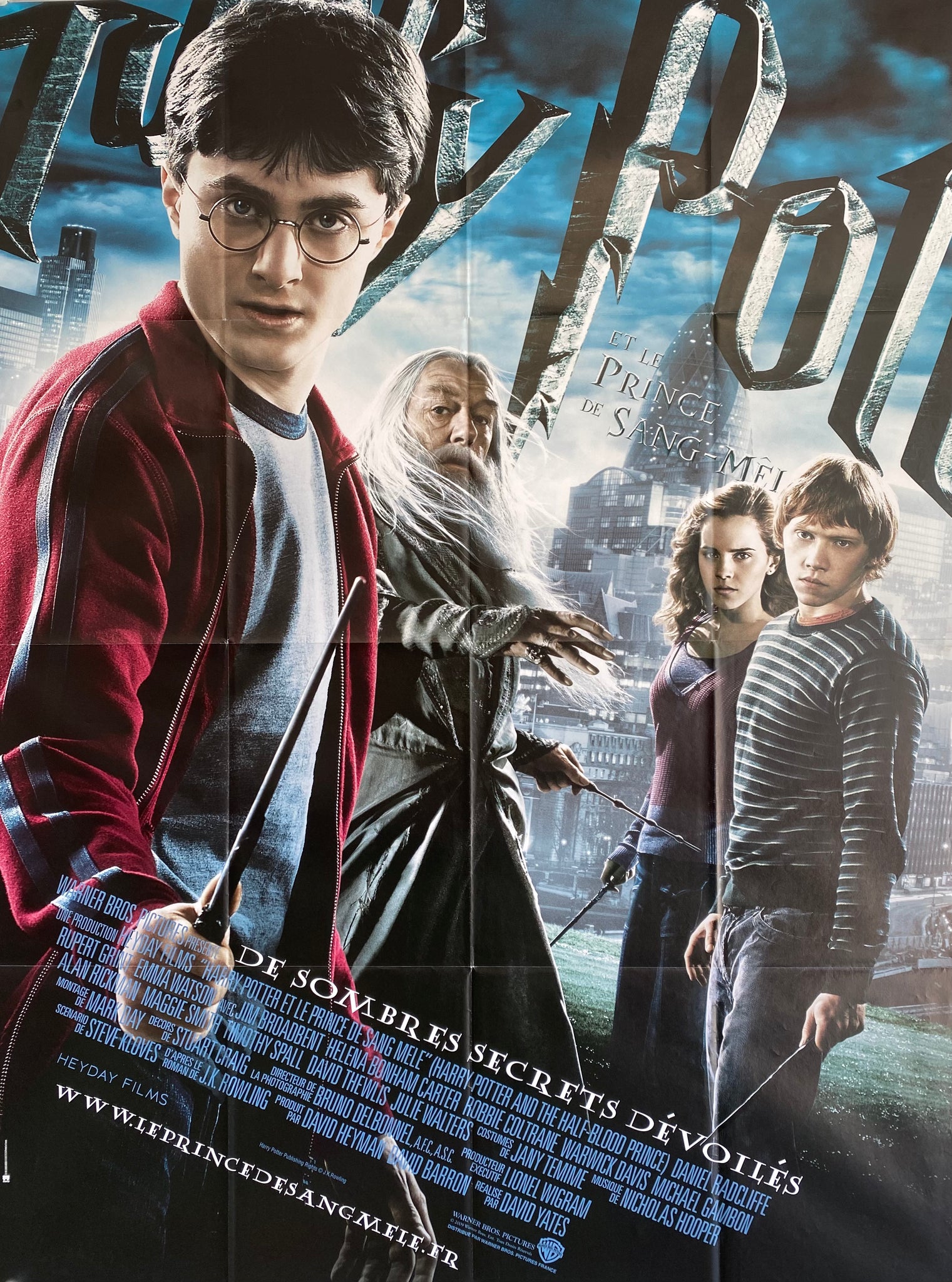 Affiche Cinéma Harry Potter le Prince de sang-mêlé de 2009.