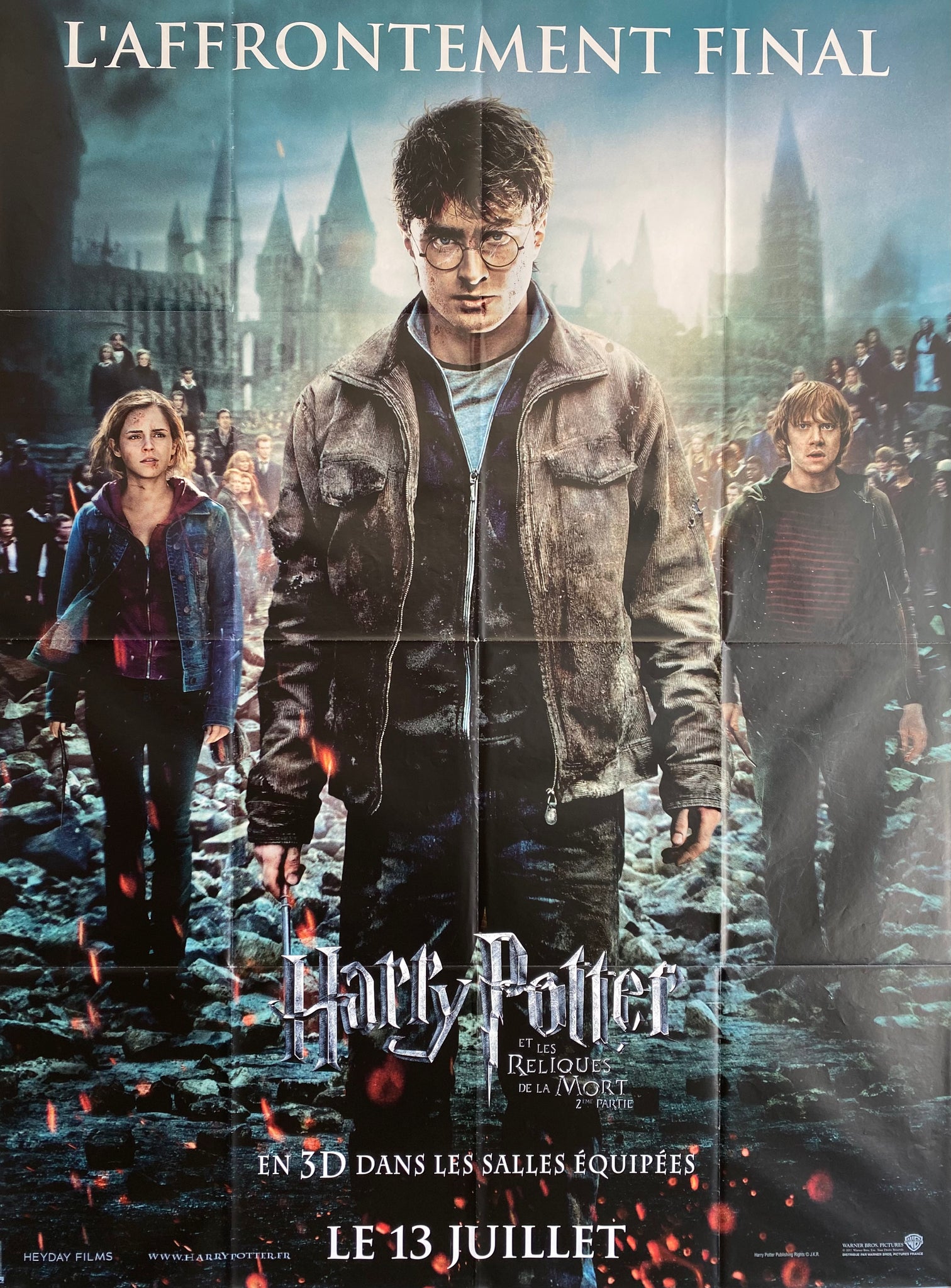 Affiche Cinéma Harry Potter Et les reliques de la mort - 2ème partie 2011.