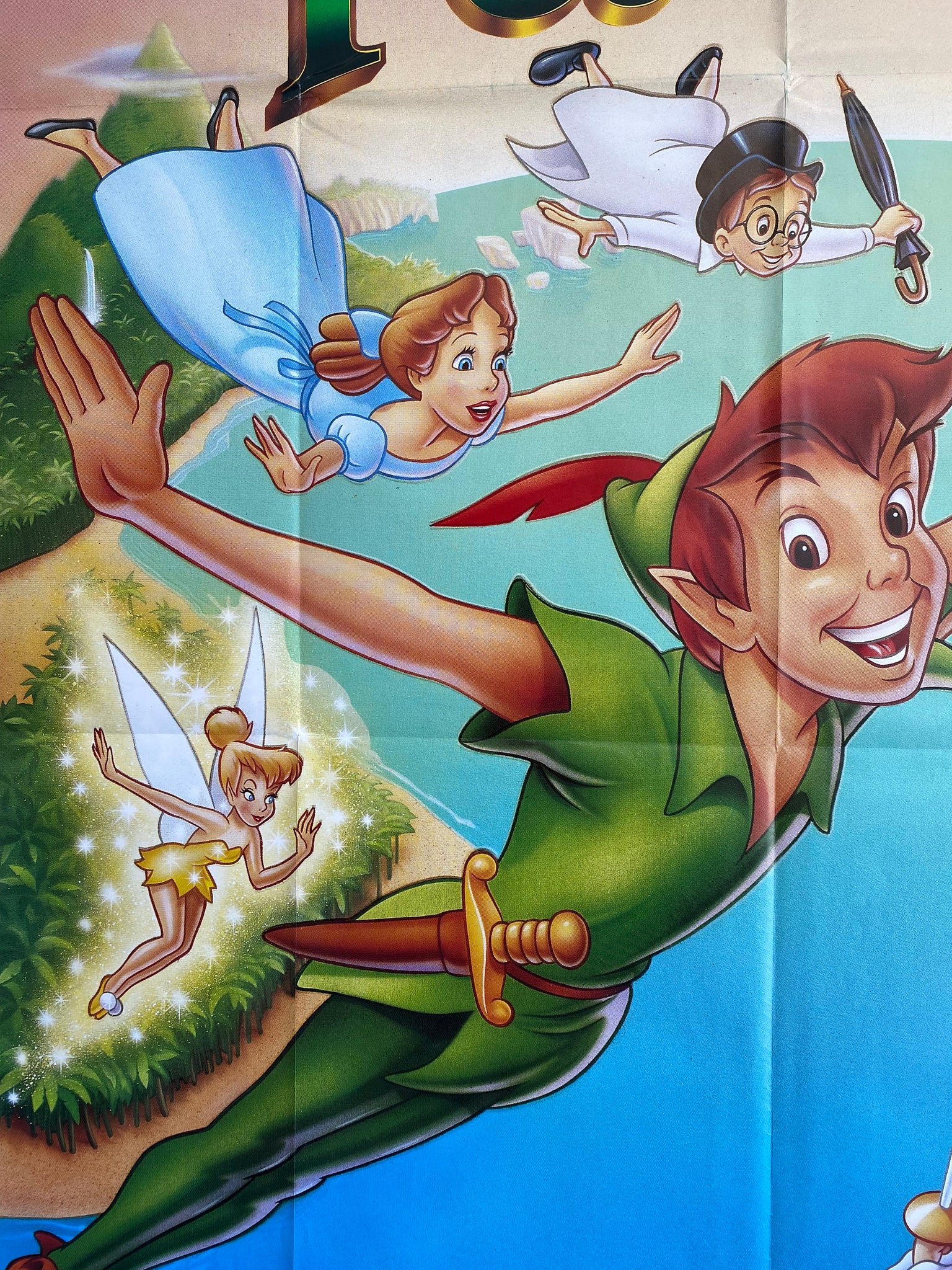 Affiche Cinéma Peter Pan de 1953.
