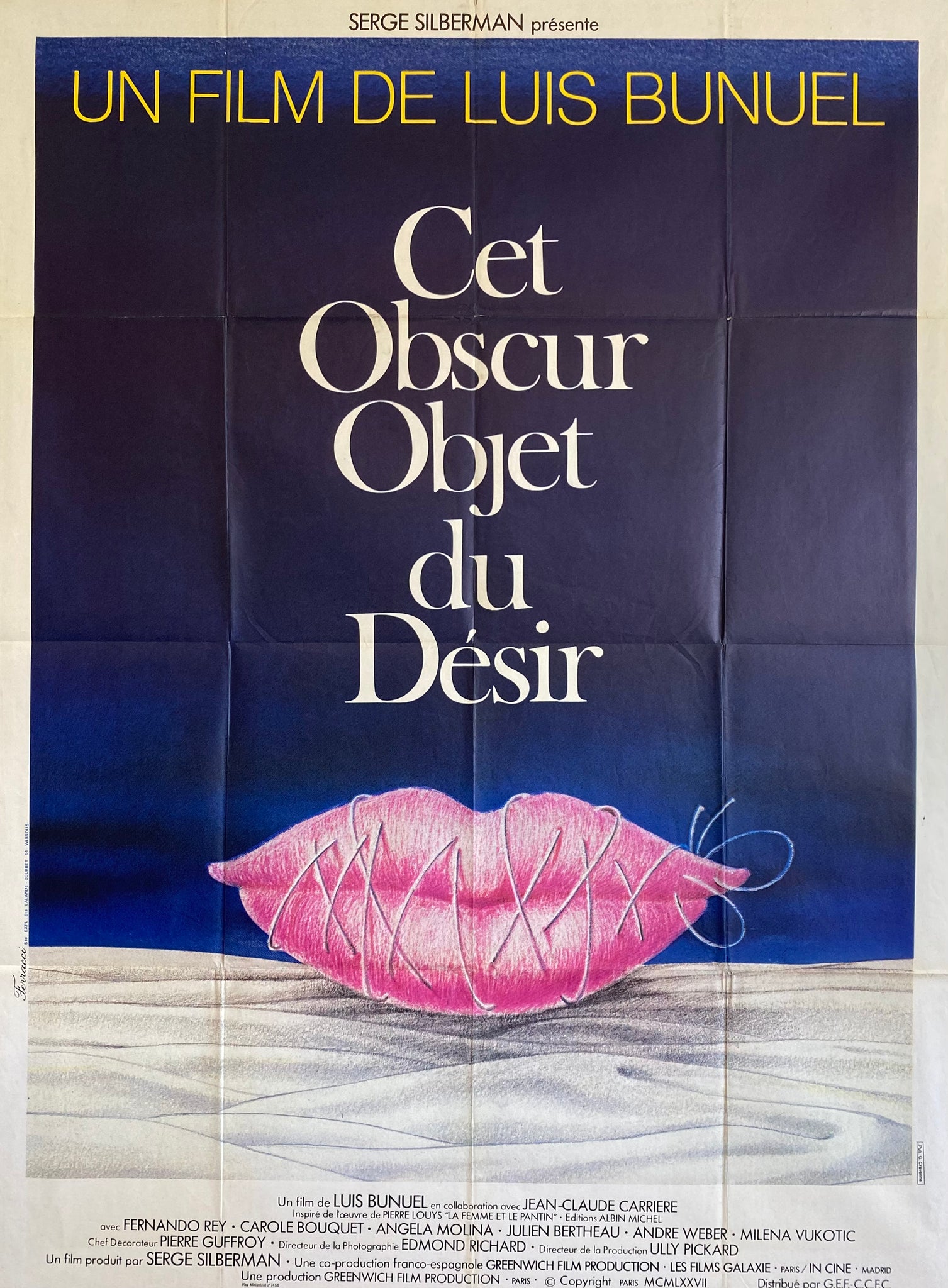 Affiche Cinéma Cet Obscur objet du désir  de 1977.