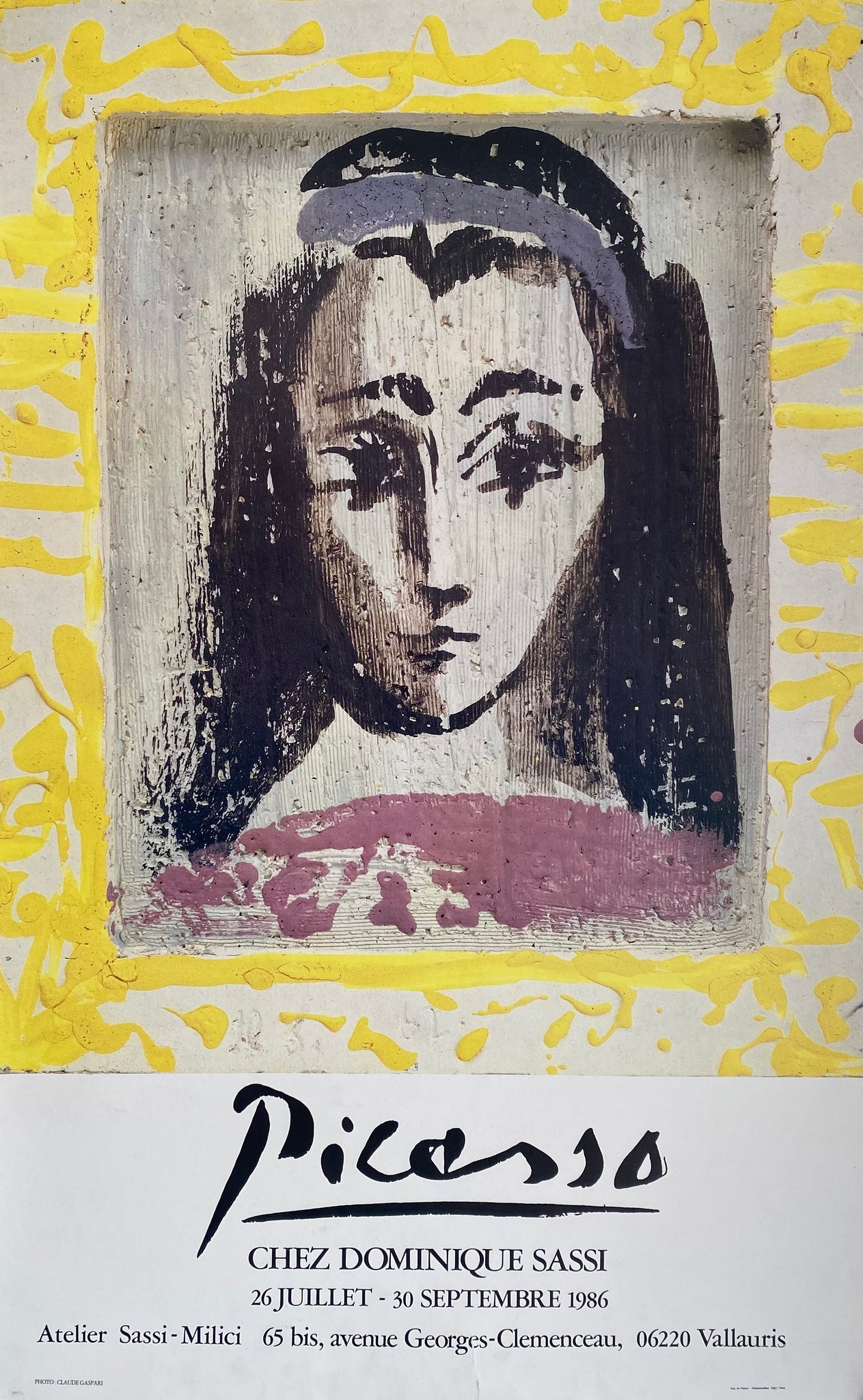 Affiche Atelier Sassi - Milici Par Pablo Picasso, 1986
