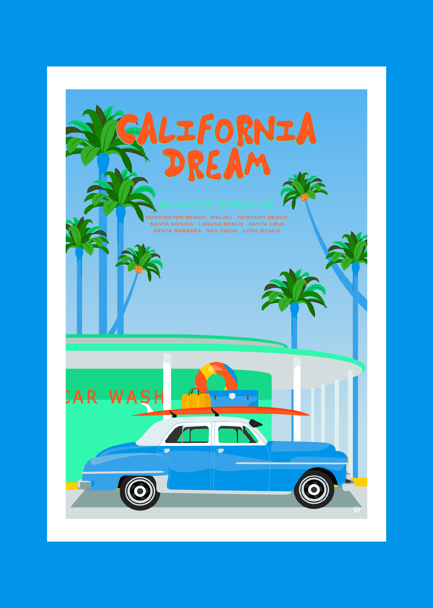Affiche California Dream - Marion Ben-Lisa 2023