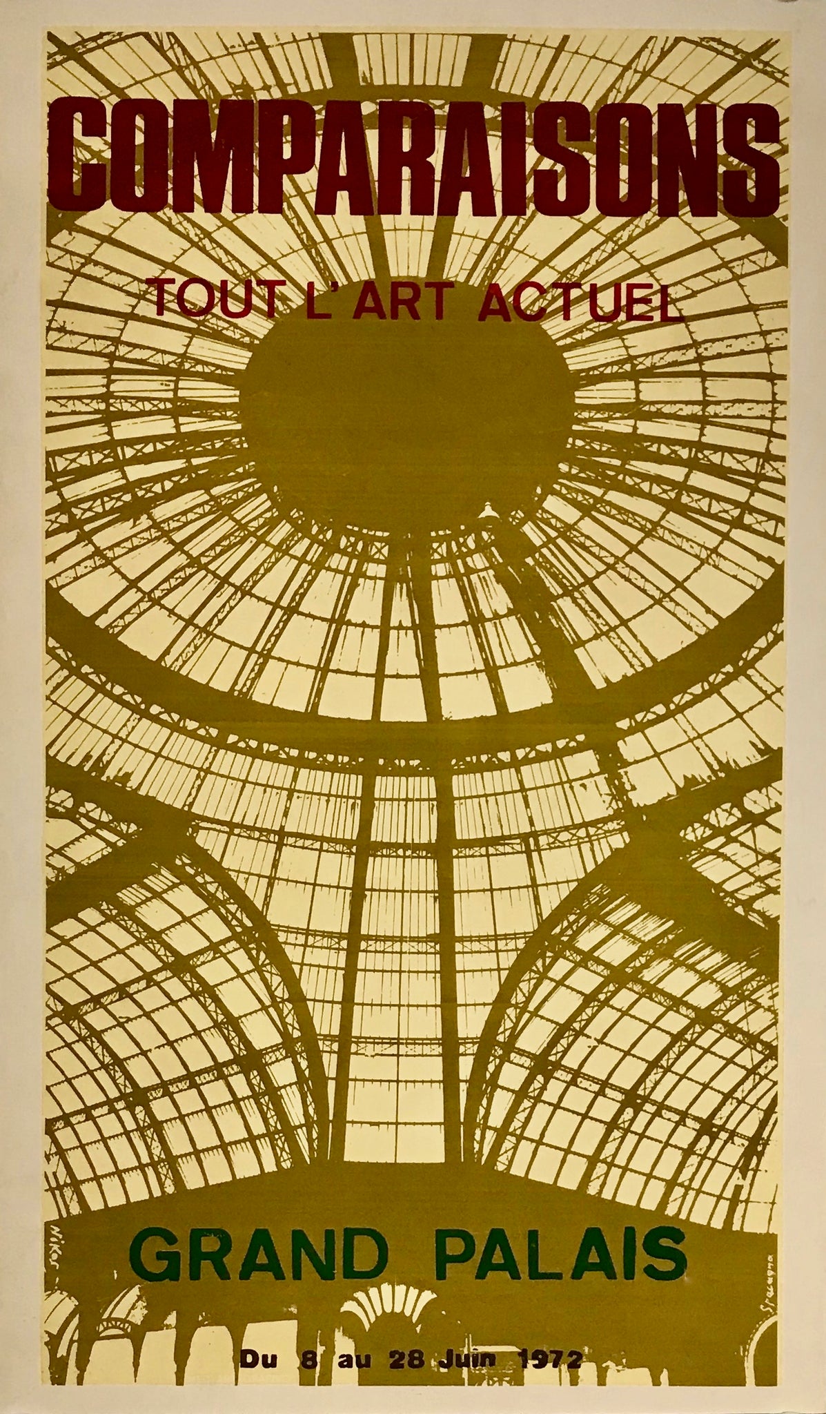 Affiche  Exposition "Comparaisons" au Grand Palais, 1972