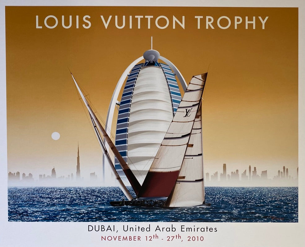 Affiche Louis Vuitton Trophy - Dubaï  Emirats Arabe Unis - Razzia 2010 (petit format)$