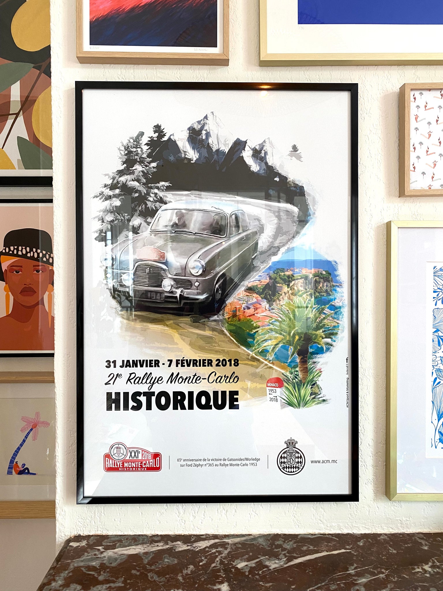Affiche 21e Rallye Historique Monte Carlo 2018