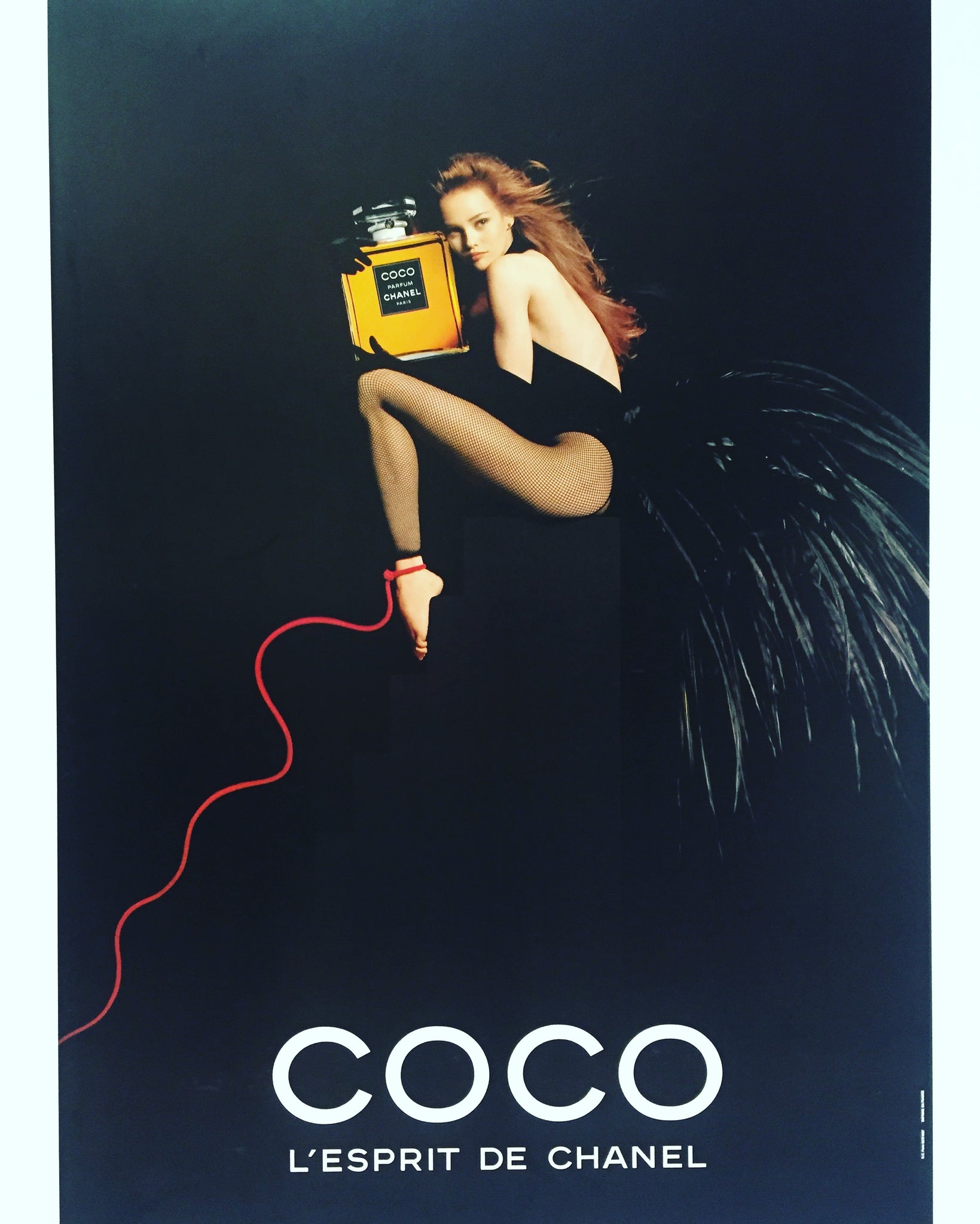 Affiche Ancienne Coco L'esprit de Chanel, Vanessa Paradis 1991
