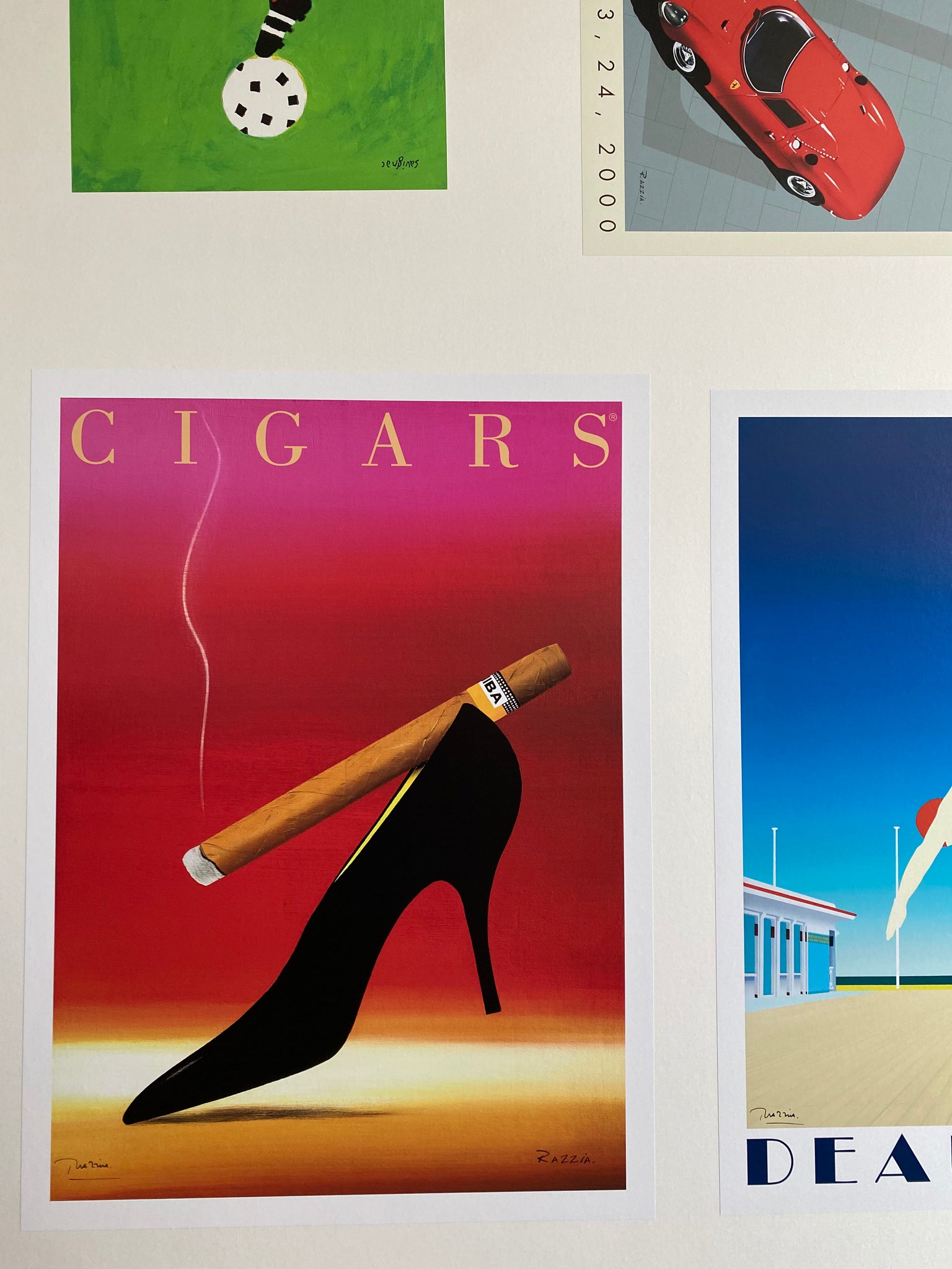 Affiche Vintage ancienne Cigars ( Petit Format) par Razzia Gérard-Courbouleix, 1994
