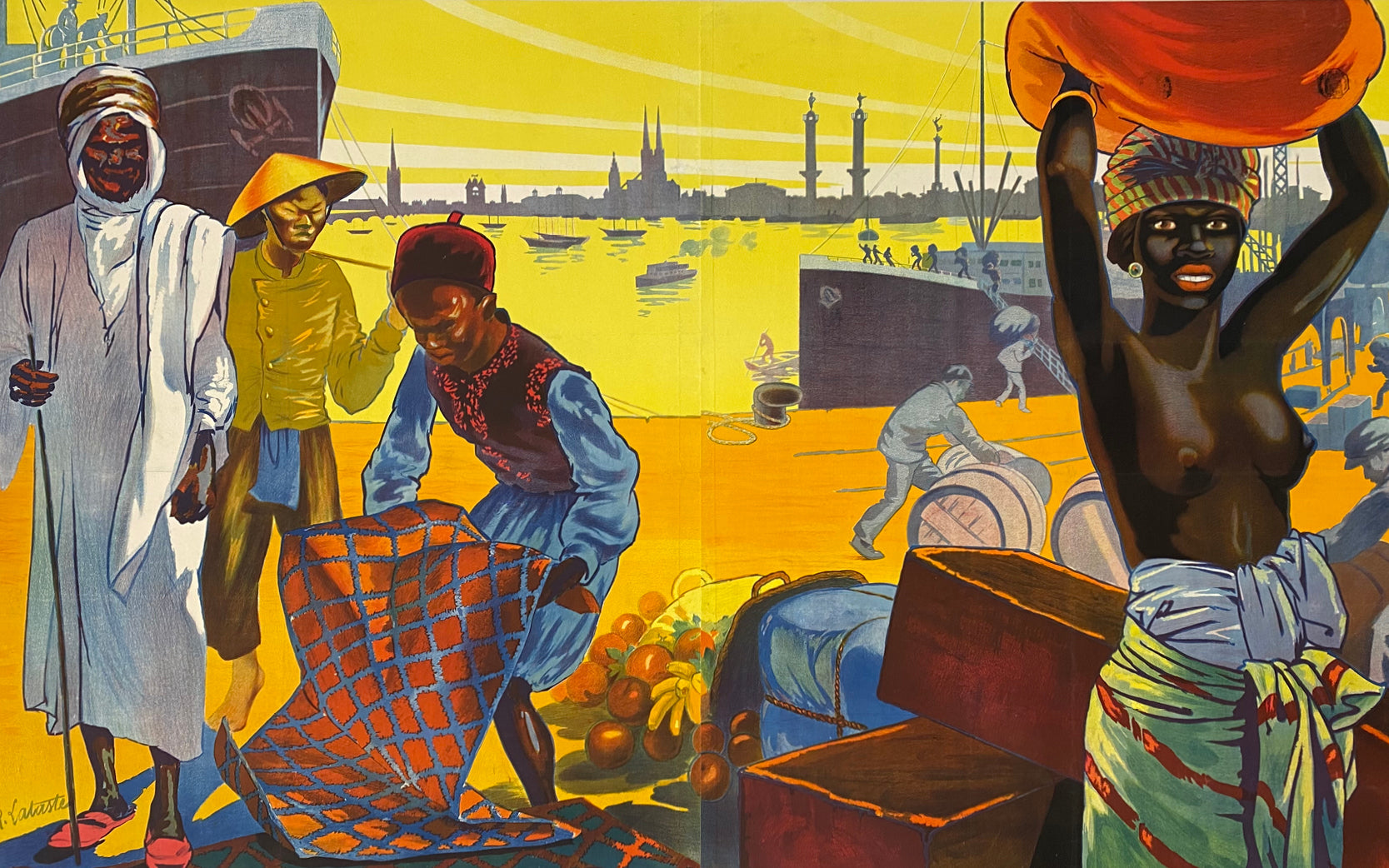 Peinture maritime Henri MILOCH (1898-1979), signée et datée - En vente Peinture maritime Henri MILOCH (1898-1979), signée et datée - En vente