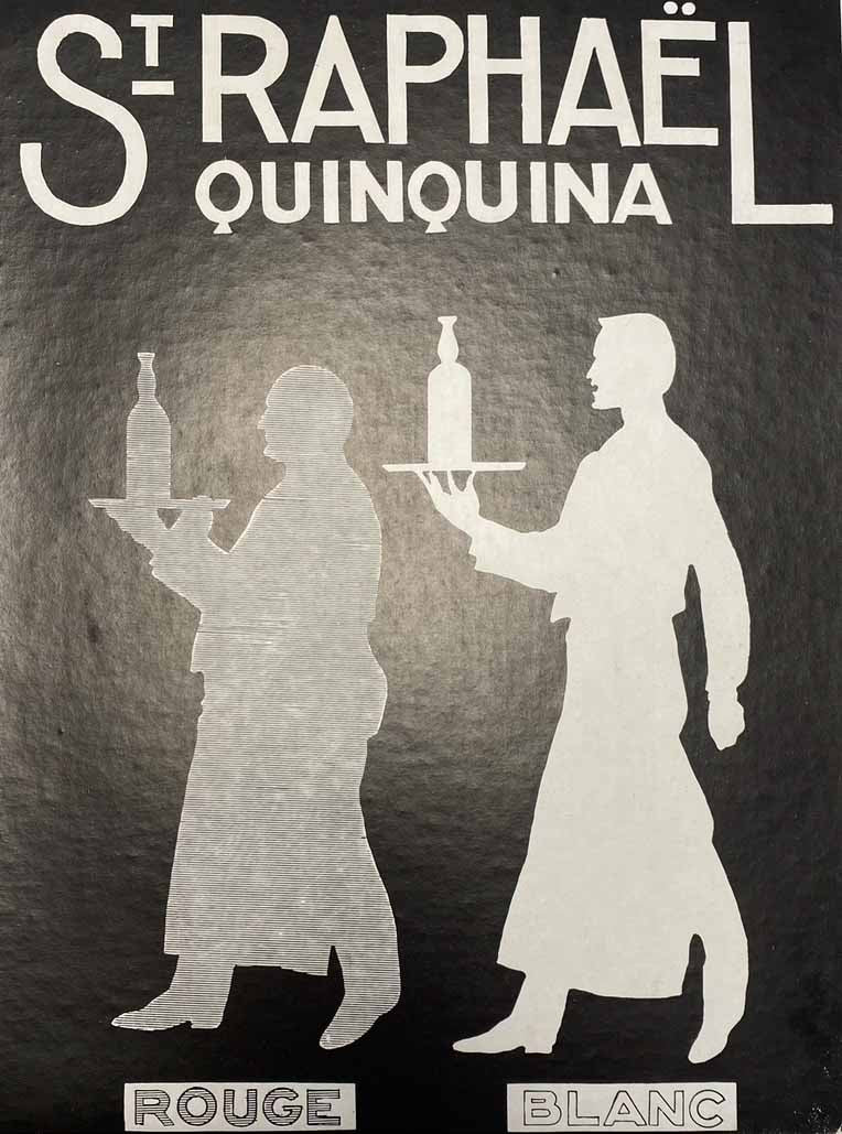 SAINT-RAPHAËL Quinquina : Porte-éphémèride lithographié pour l'année