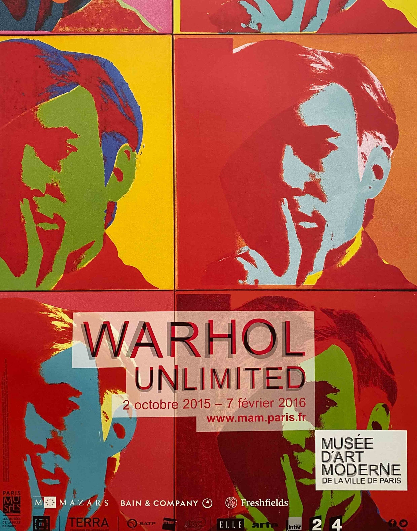 Affiche Orignal Warhol Unlimited - Andy Warhol 2015