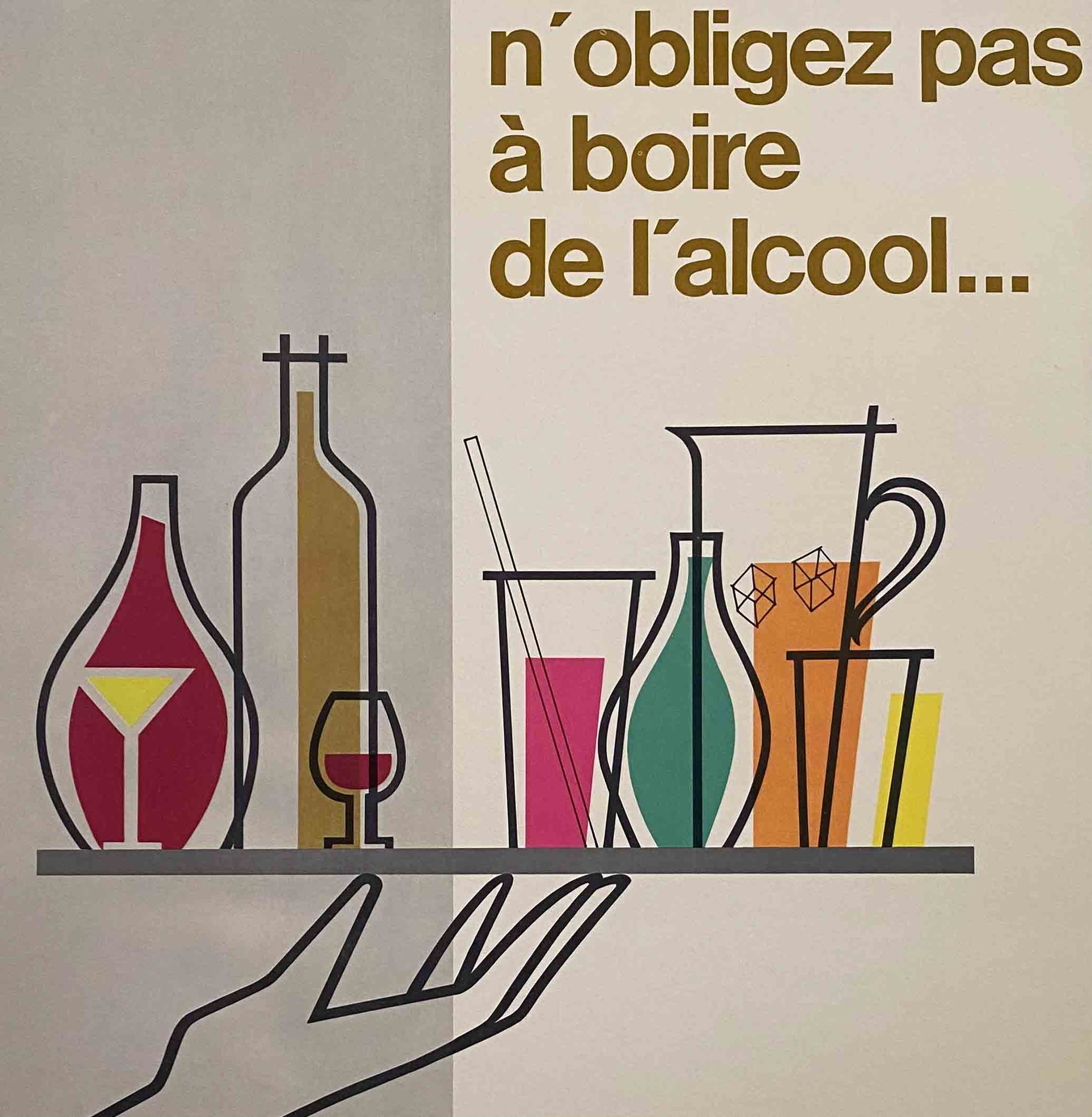 Affiche Originale Offrir le Choix, C'est Savoir Vivre... 1960