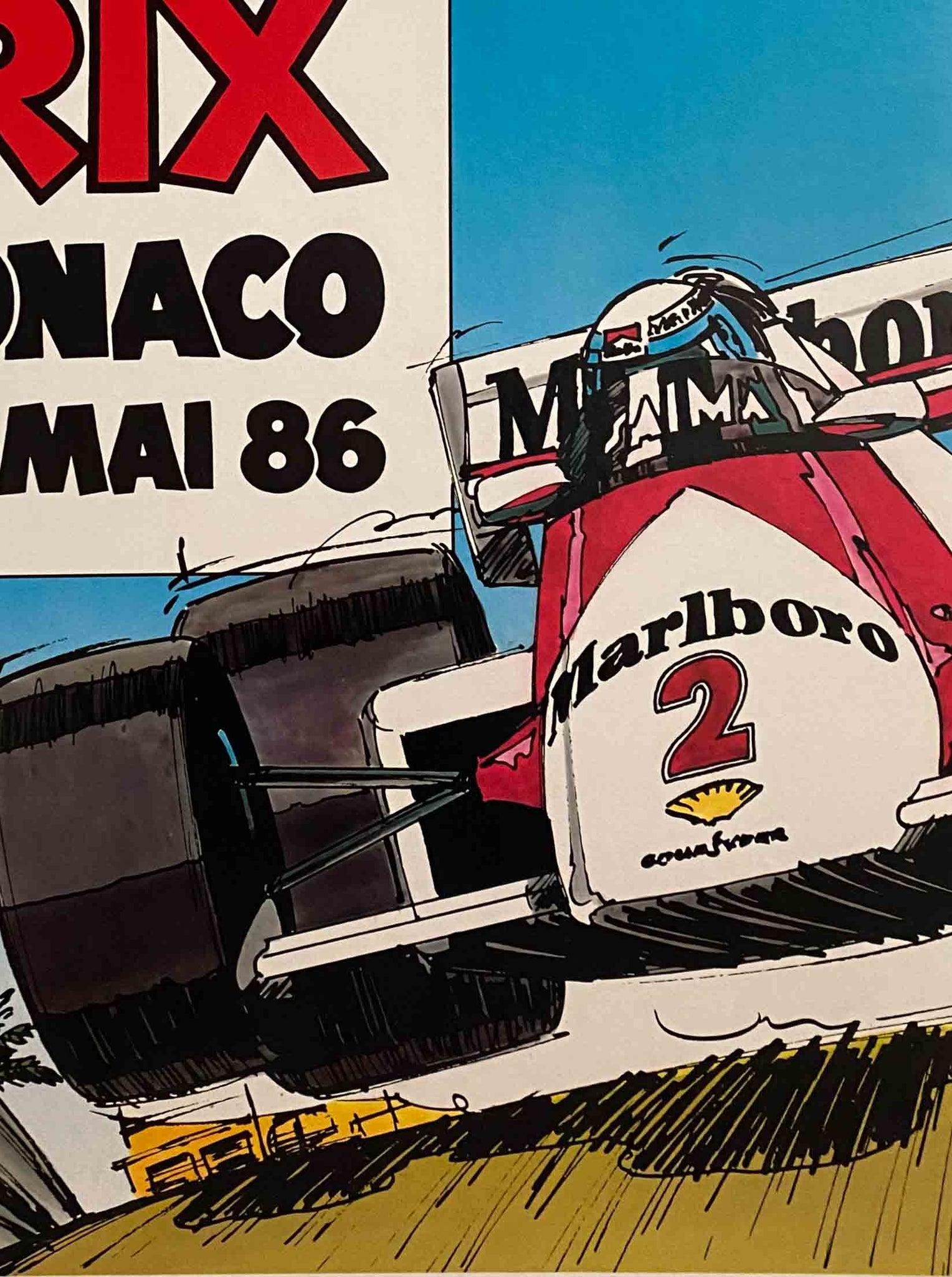 Affiche Collection 44eme Grand Prix de Monaco - J. Grognet 1986