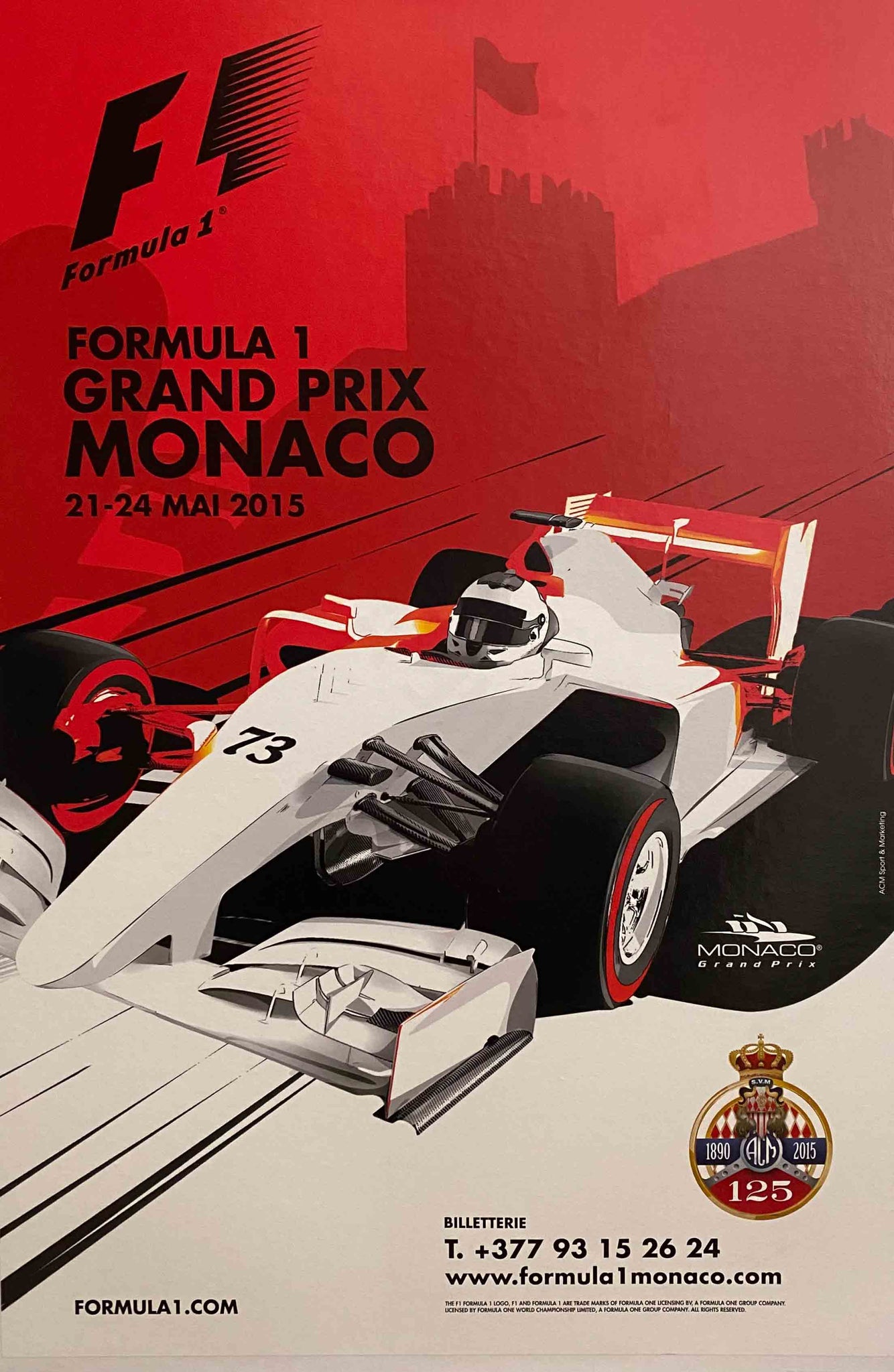 Affiche Collection Formula 1 Grand Prix de Monaco - 2015