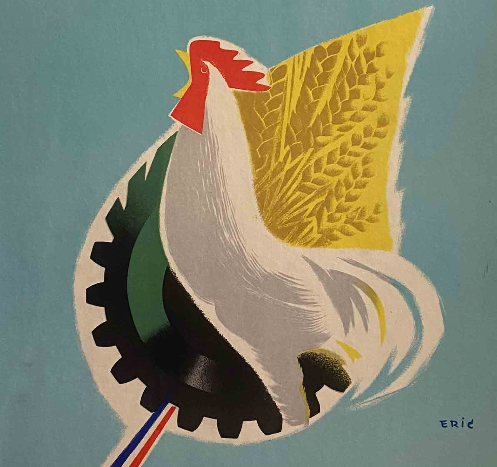 Affiche Originale Concours Général Agricole - Eric 1957