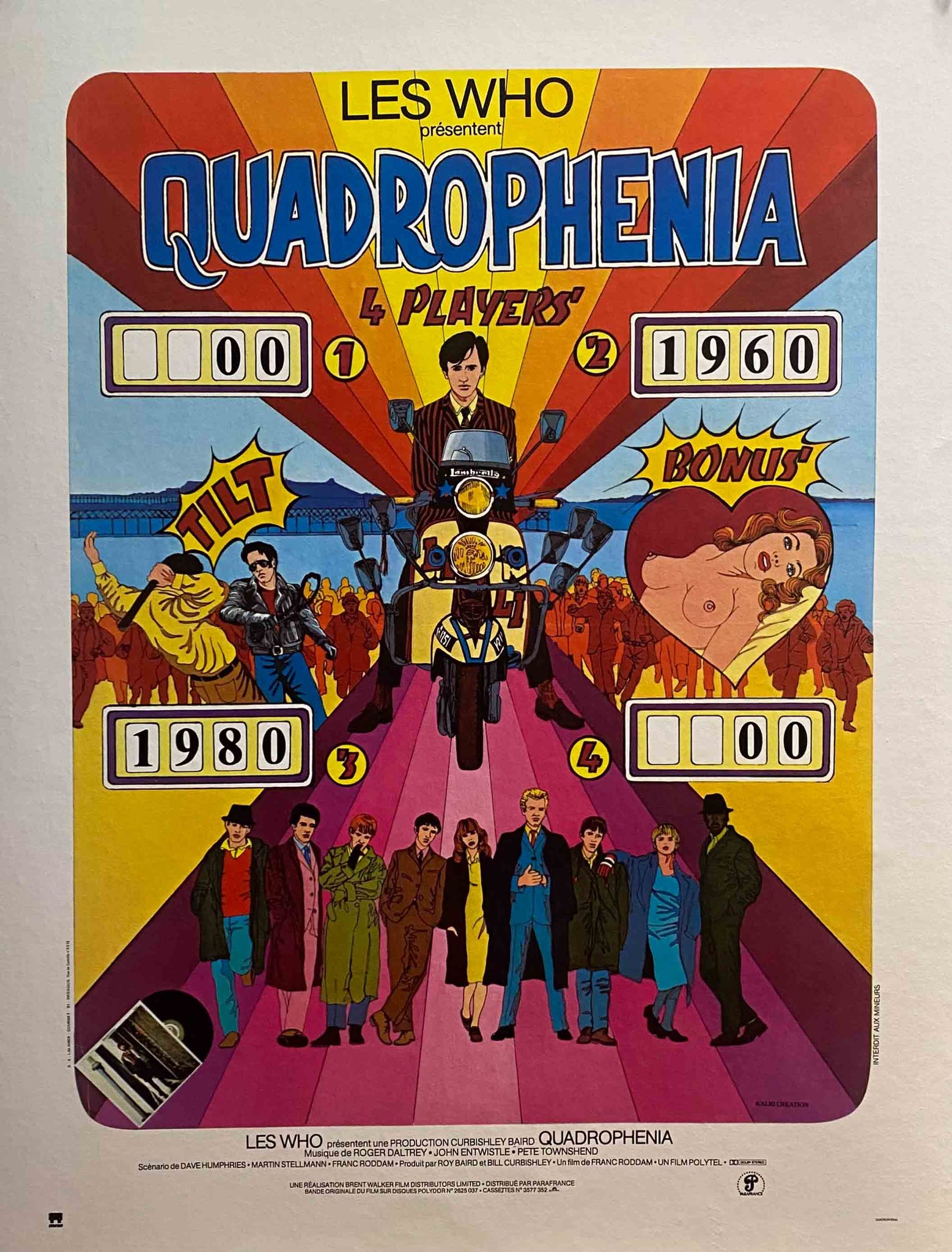 Affiche cinema originale Quadrophenia 1979 (petit format)