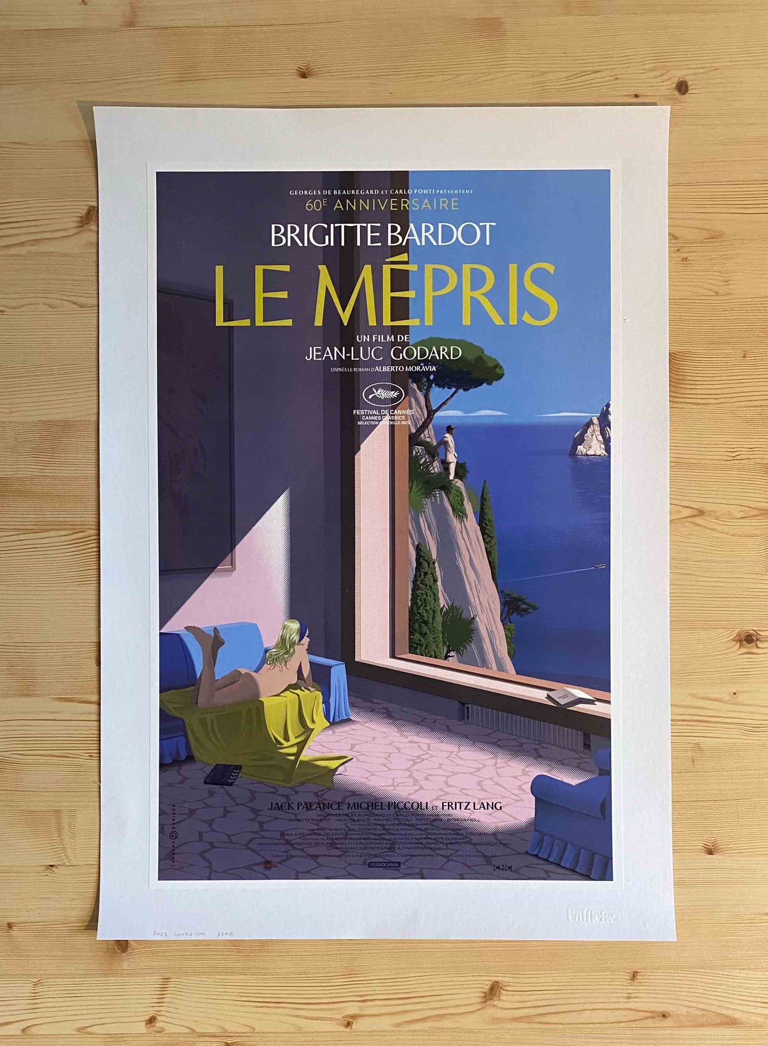 Affiche Le Mépris - Laurent Durieux (Petit Format)