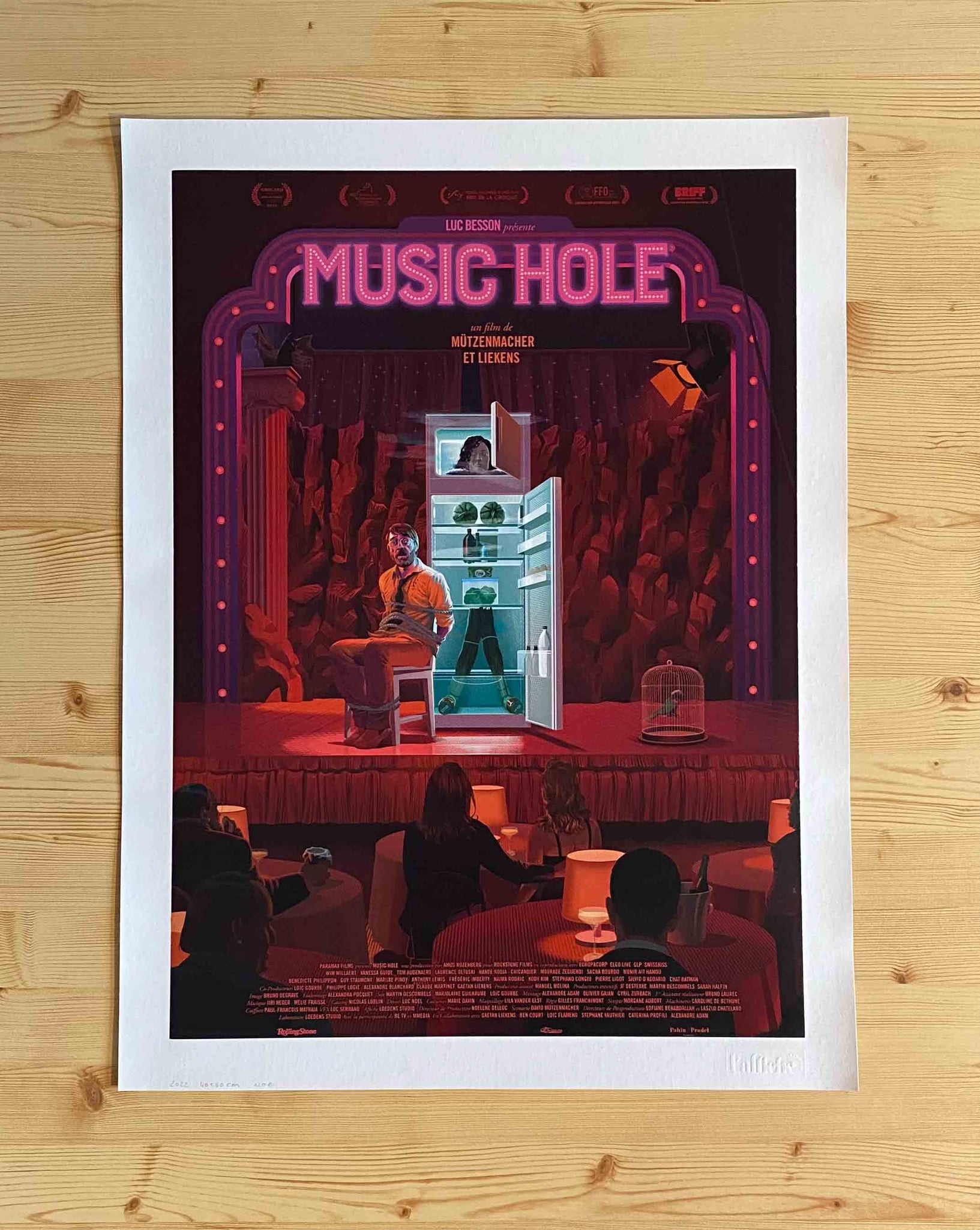 Affiche Music Hole - Laurent Durieux