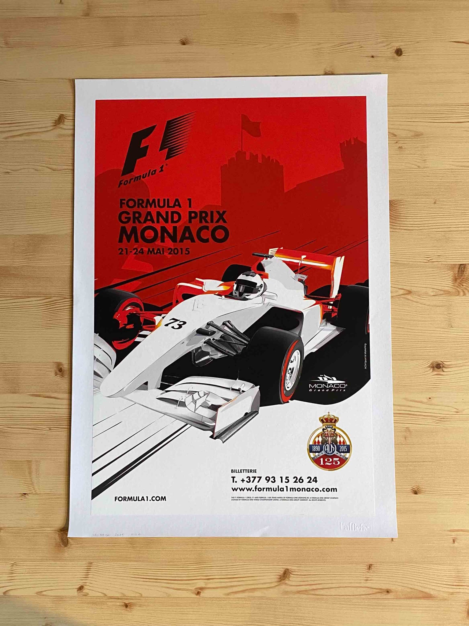 Affiche Collection Formula 1 Grand Prix de Monaco - 2015