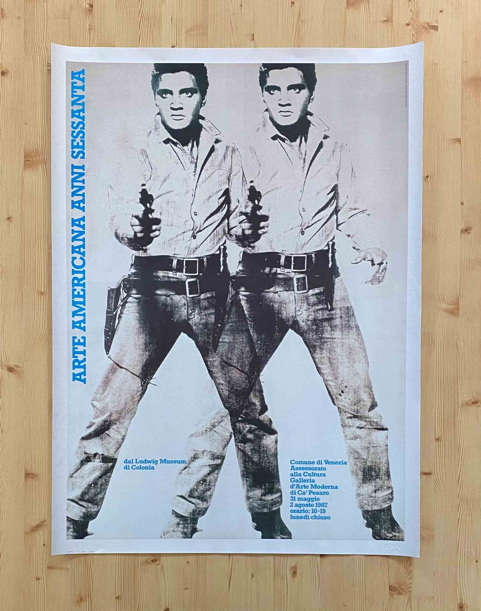 Affiche Orignal Elvis Double - Andy Warhol 1963