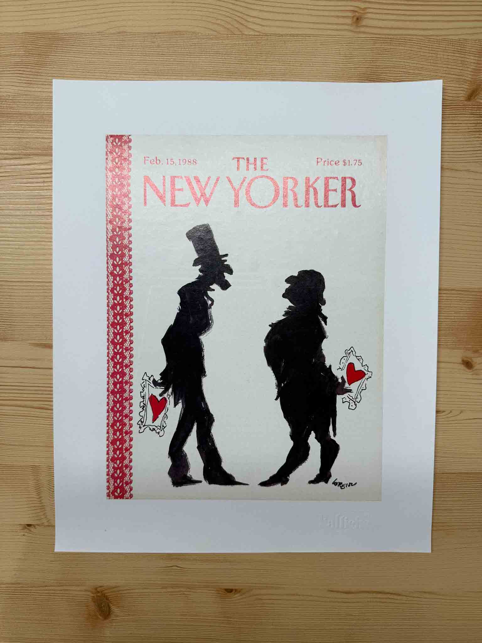 Couverture The New Yorker - 15 Février 1988 par Lee Lorenz