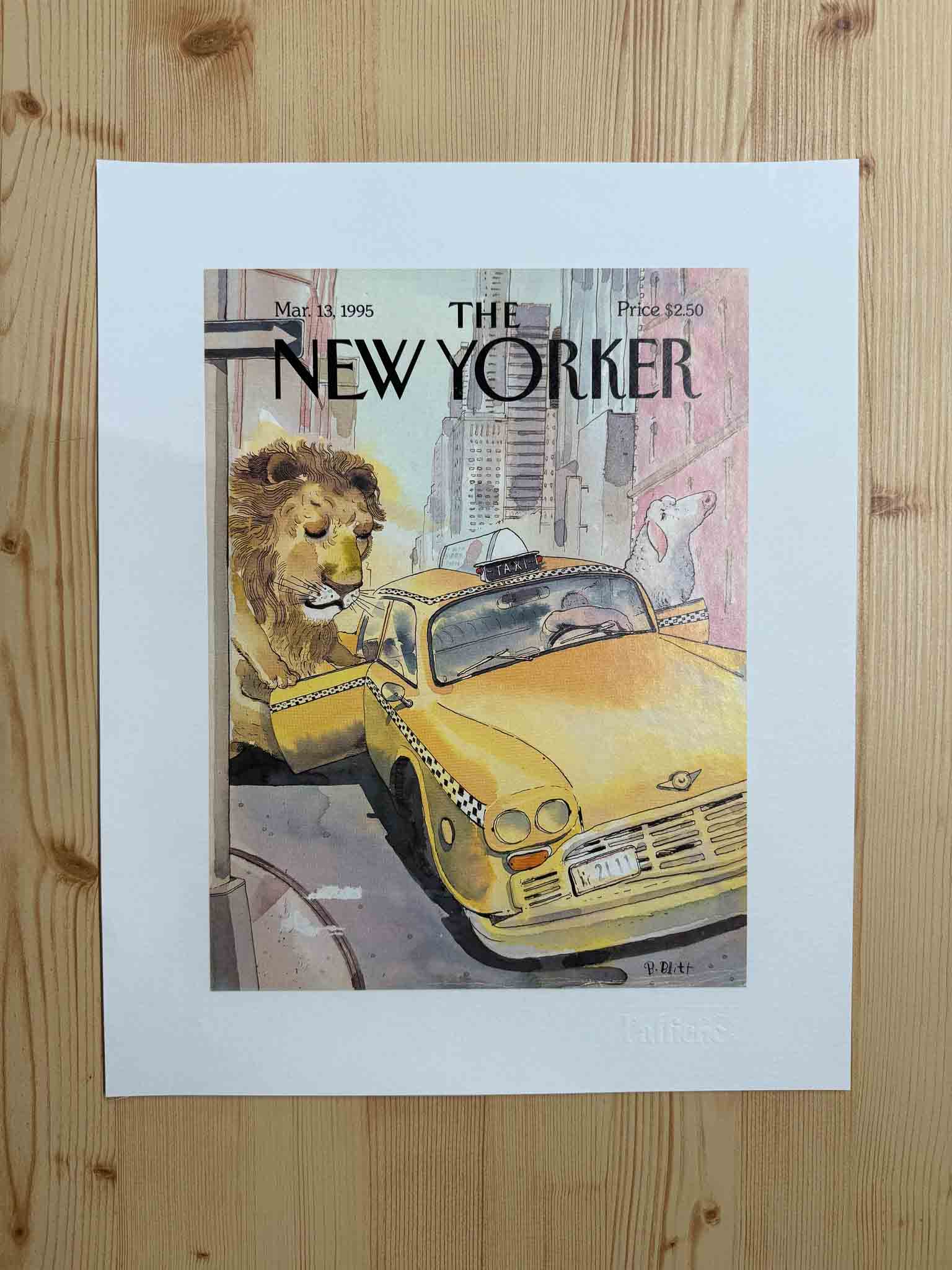 Couverture The New Yorker - 13 Mars 1995 par Barry Blitt