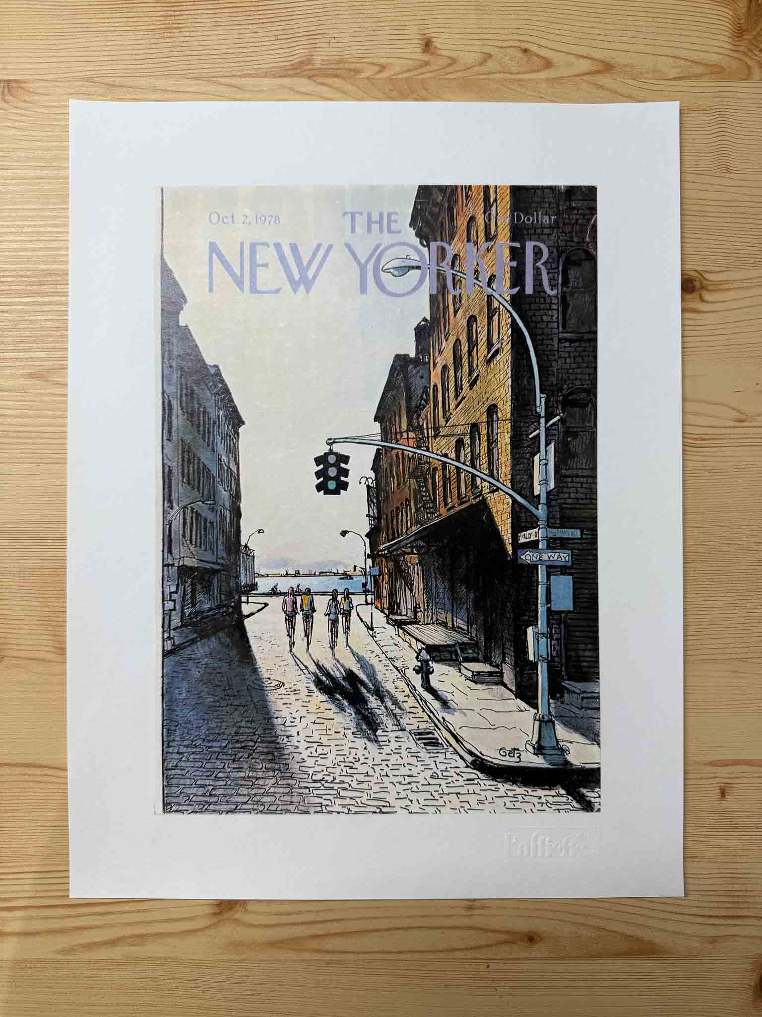 Couverture The New Yorker -  2 octobre 1978 par Arthur Getz