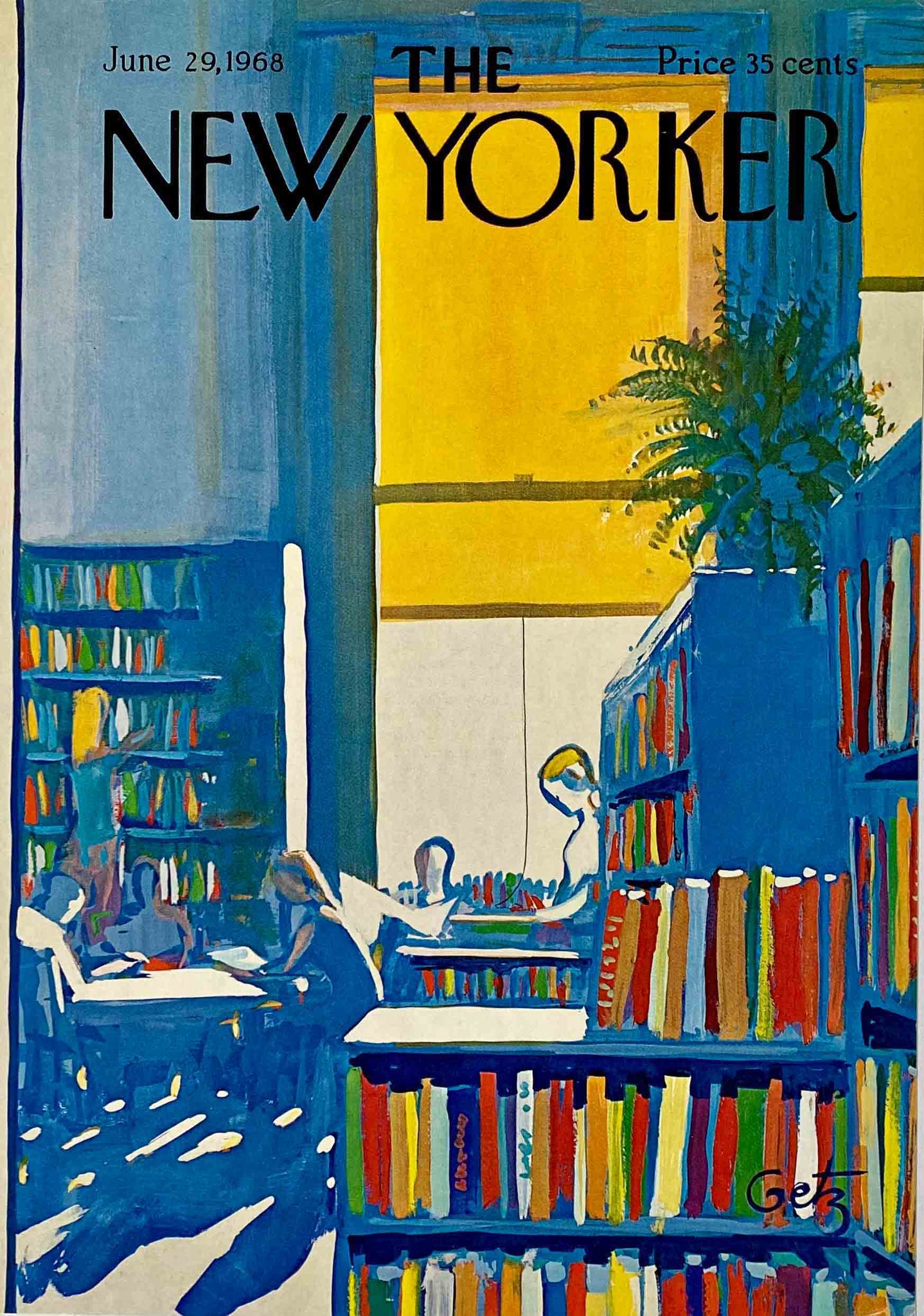 Première de couverture originale The New Yorker du 29 juin 1968