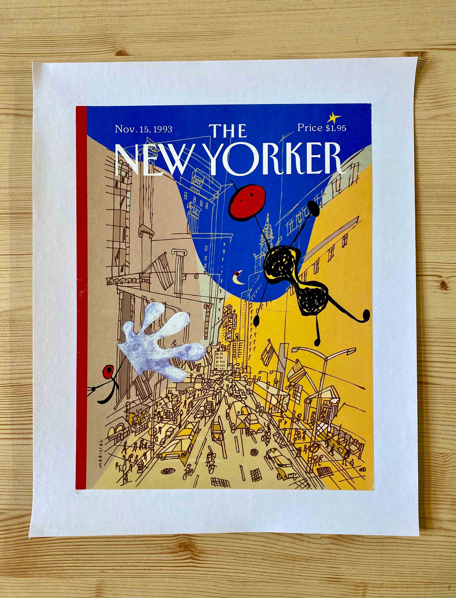 Première de couverture originale The New Yorker du 15 Novembre 1993