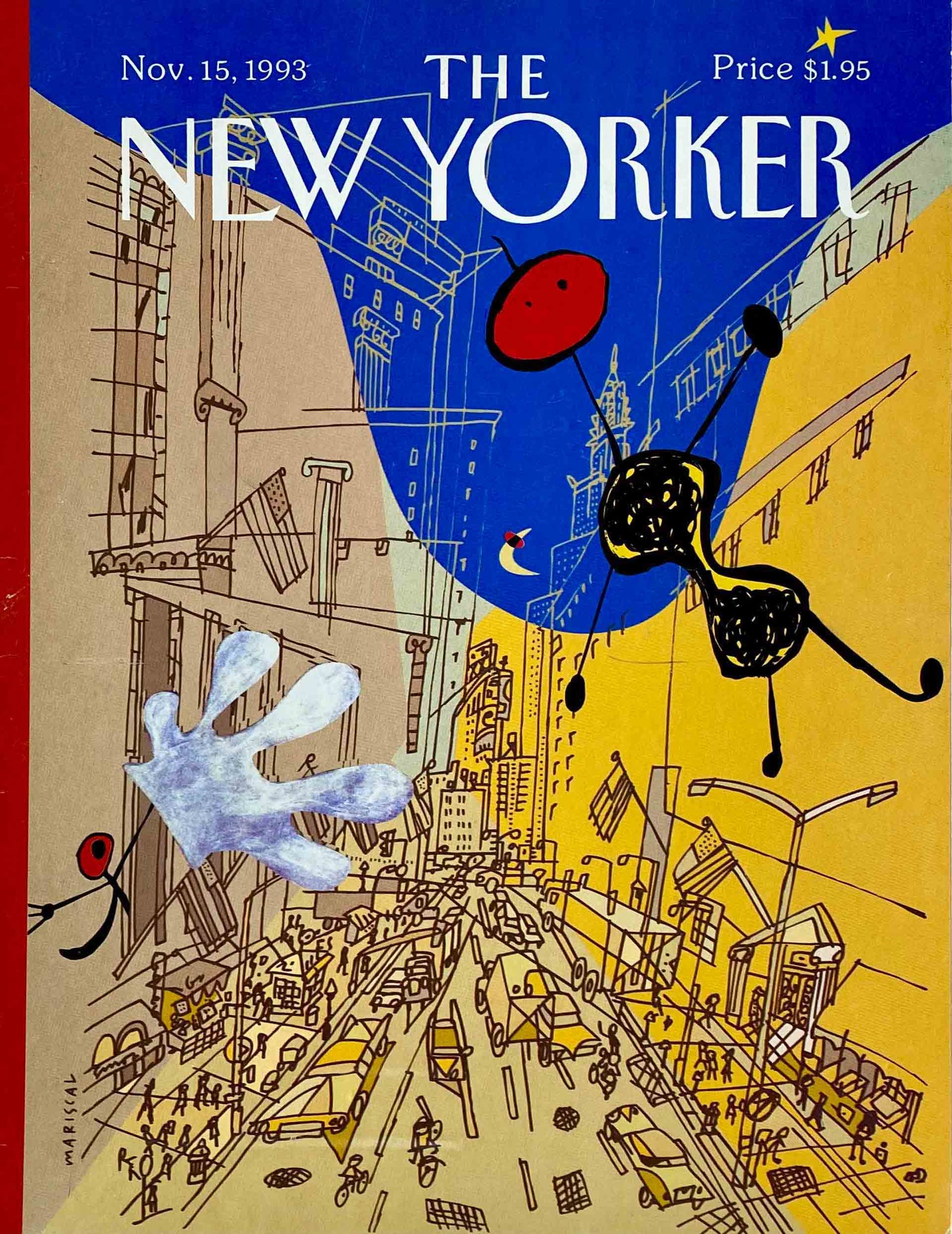 Première de couverture originale The New Yorker du 15 Novembre 1993