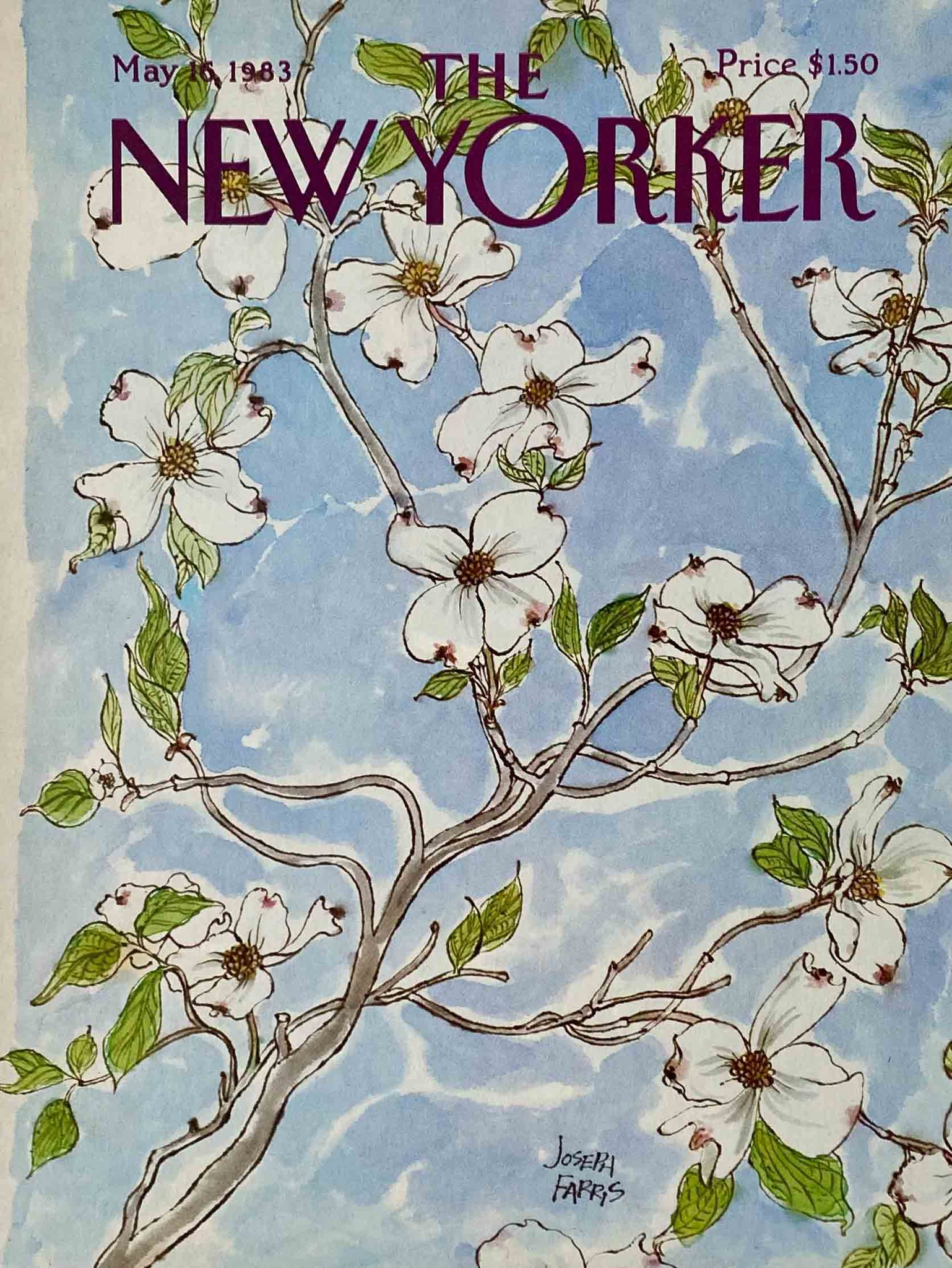 Première de couverture originale The New Yorker du 16 Mai 1983