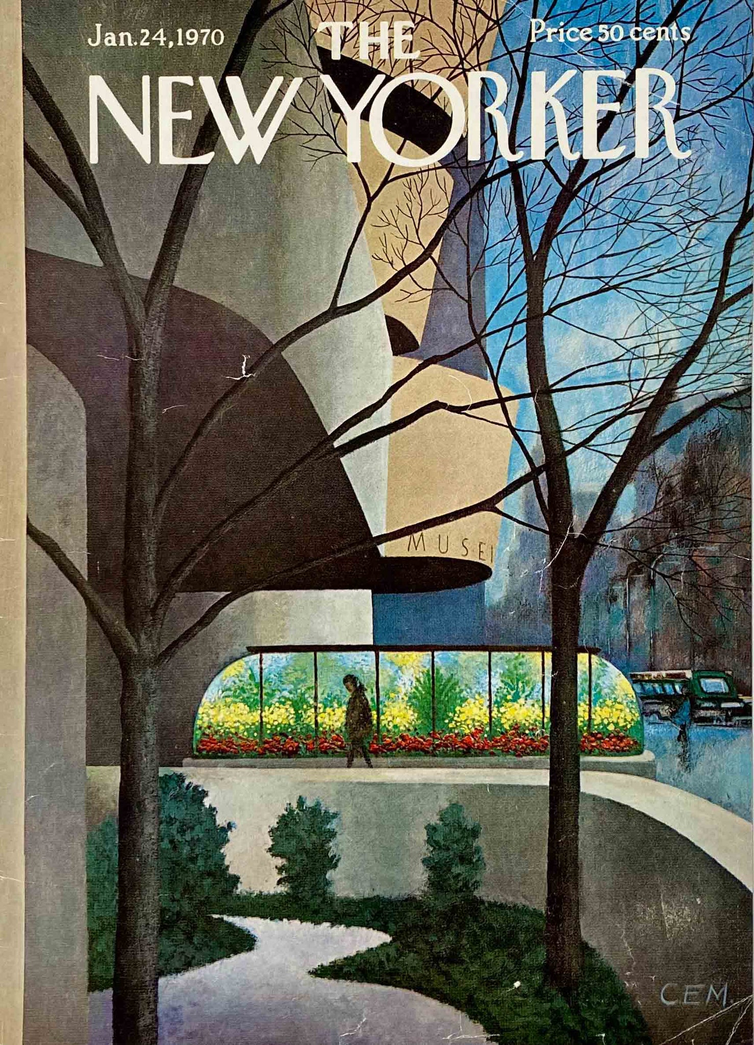 Première de couverture originale The New Yorker du 24 Janvier 1970