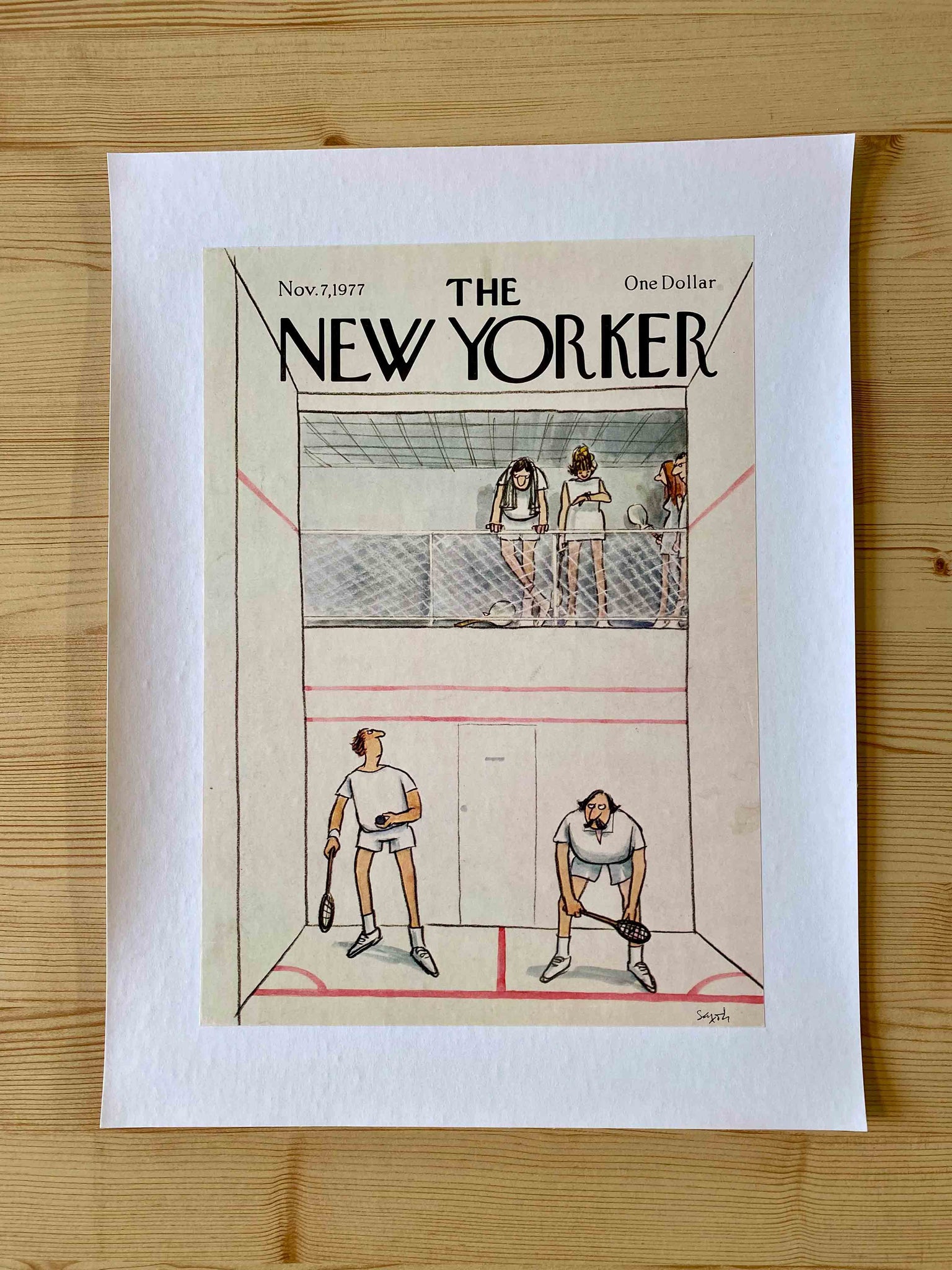 Première de couverture originale The New Yorker du 7 Novembre 1977