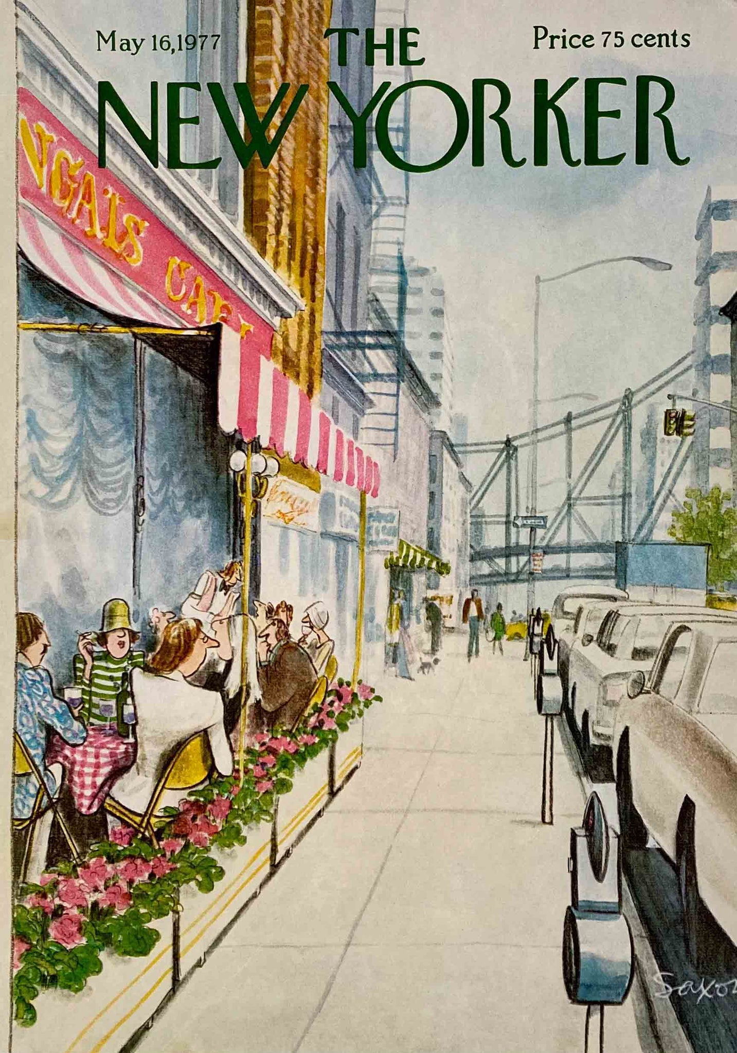 Première de couverture originale The New Yorker du 16 Mai 1977