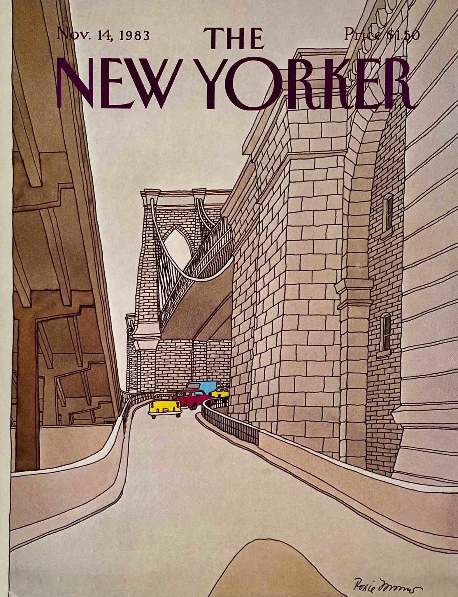 Première de couverture originale The New Yorker du 14 Novembre 1983