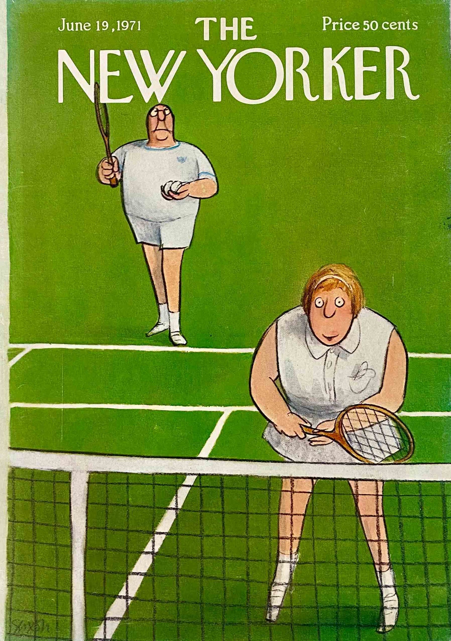 Première de couverture originale The New Yorker du 19 Juin 1971