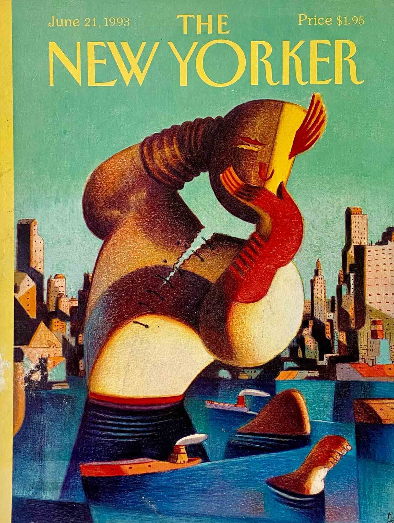 Première de couverture originale The New Yorker du 21 Juin 1993