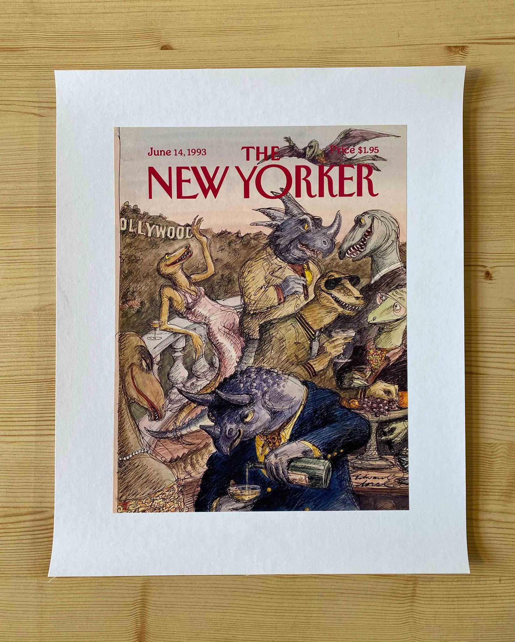 Première de couverture originale The New Yorker du 14 Juin 1993