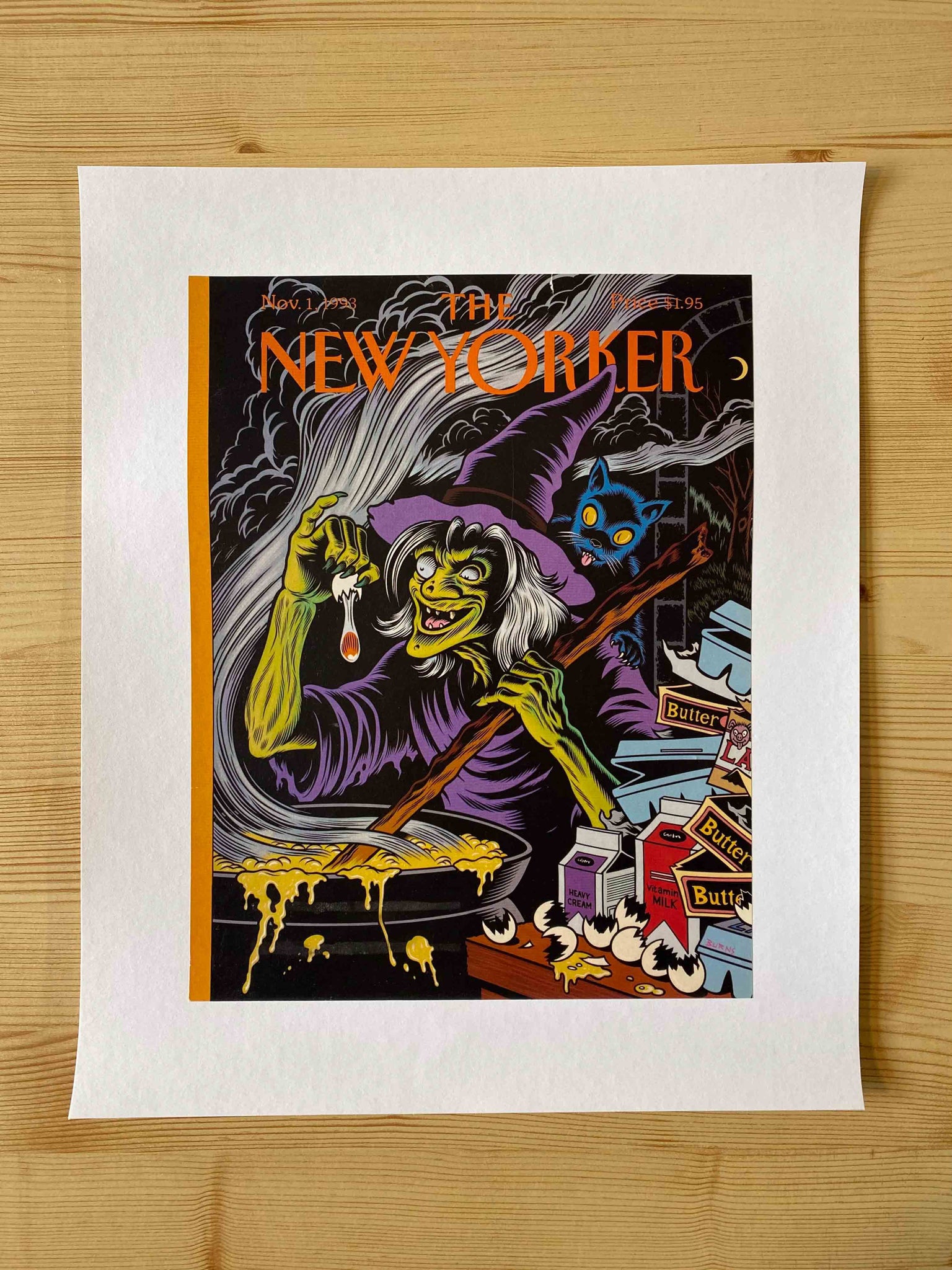 Première de couverture originale The New Yorker du 1 Novembre 1993