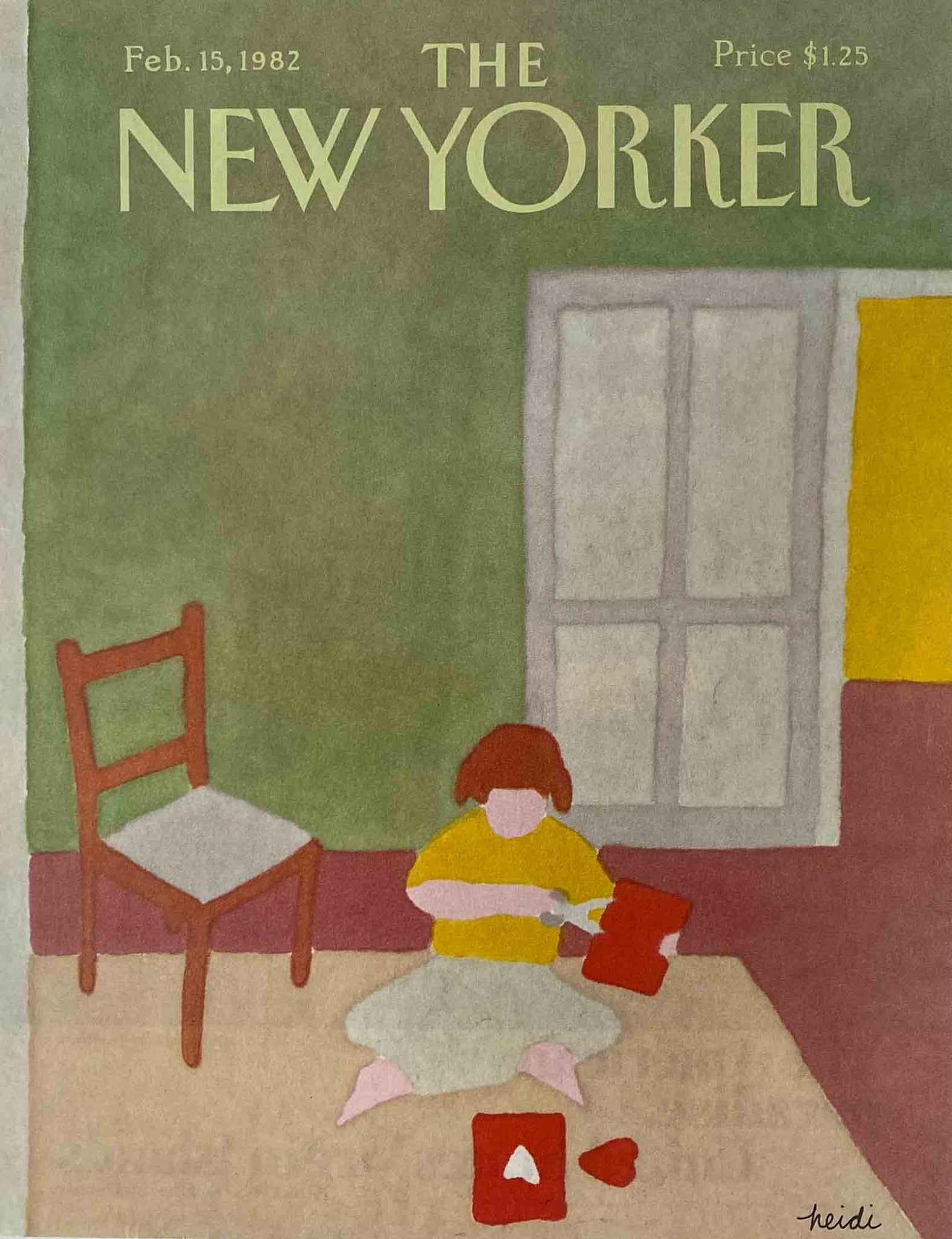 Première de couverture originale The New Yorker du 15 Février 1982