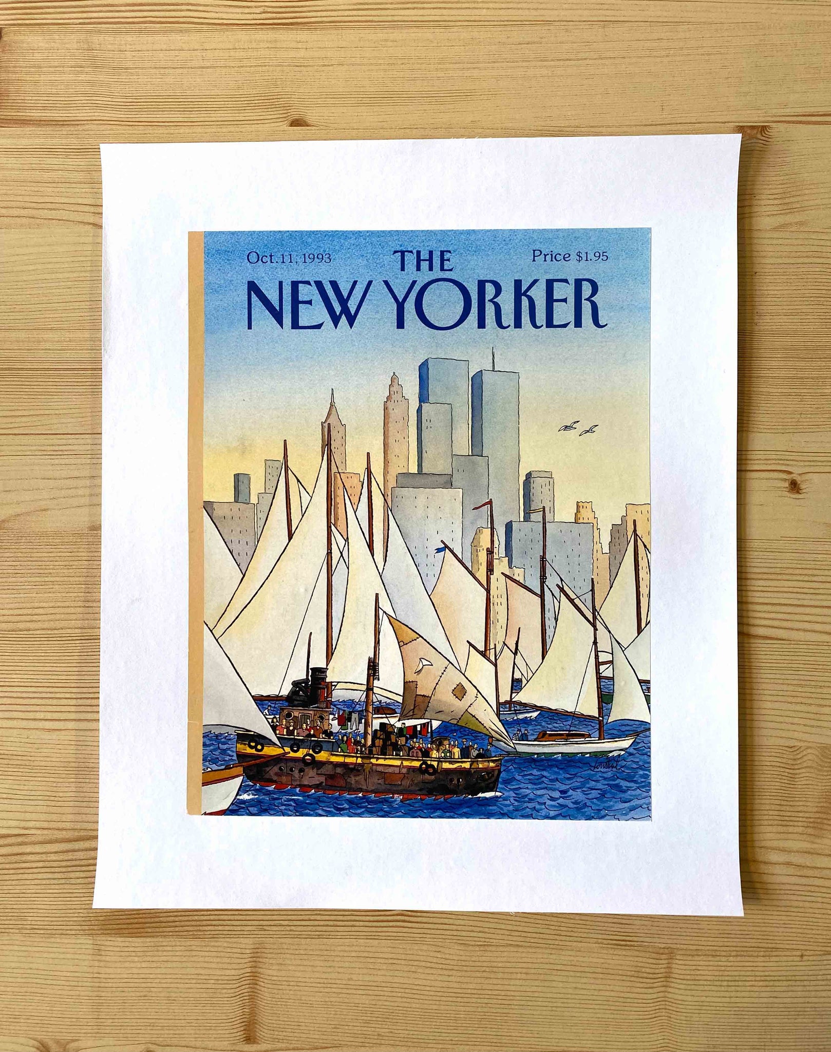 Première de couverture originale The New Yorker du 11 Octobre 1993