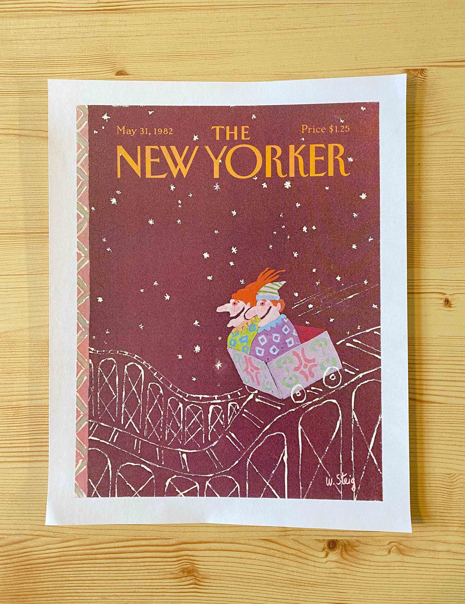 Première de couverture originale The New Yorker du 31 Mai 1982