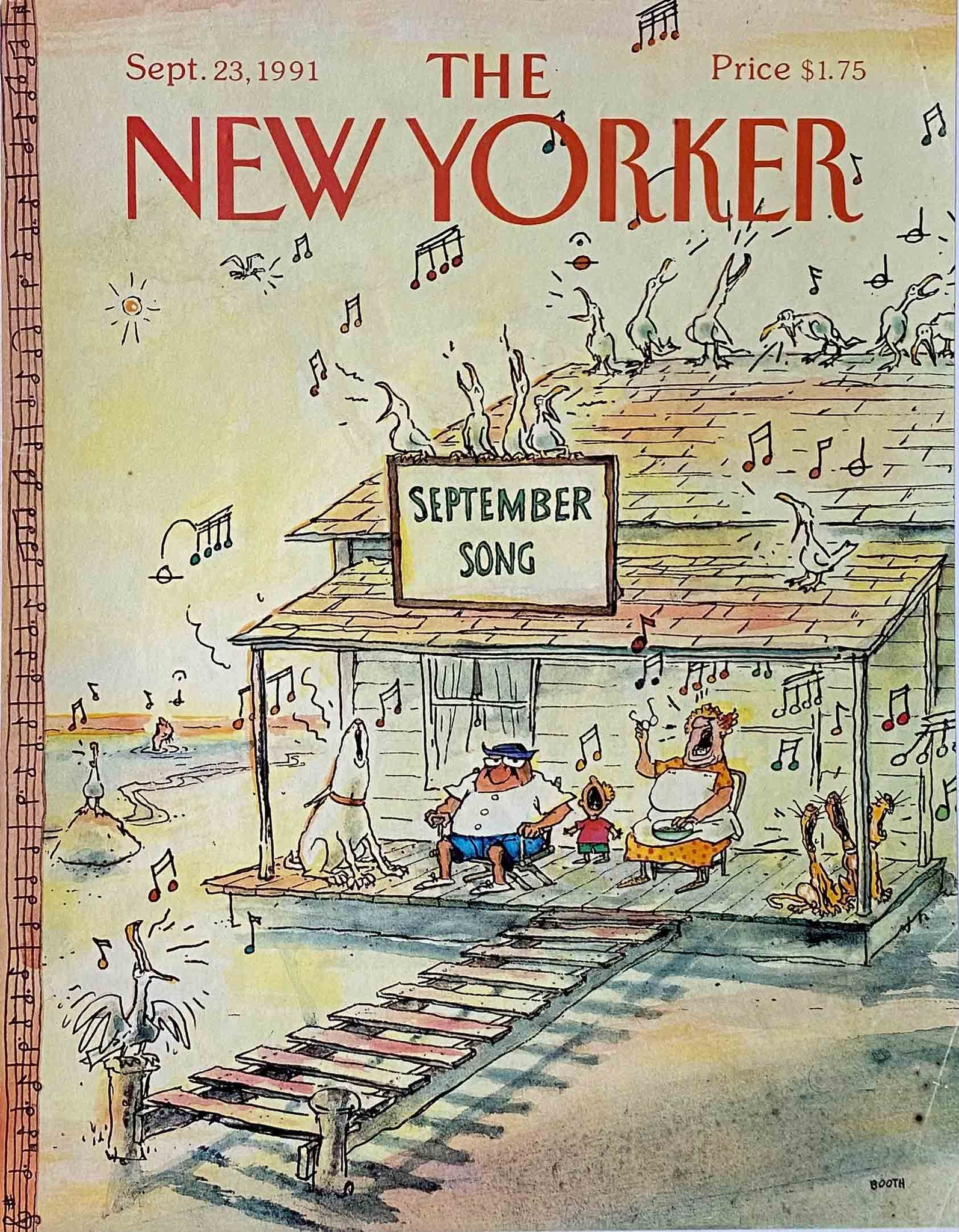 Première de couverture originale The New Yorker du 23 Septembre 1991