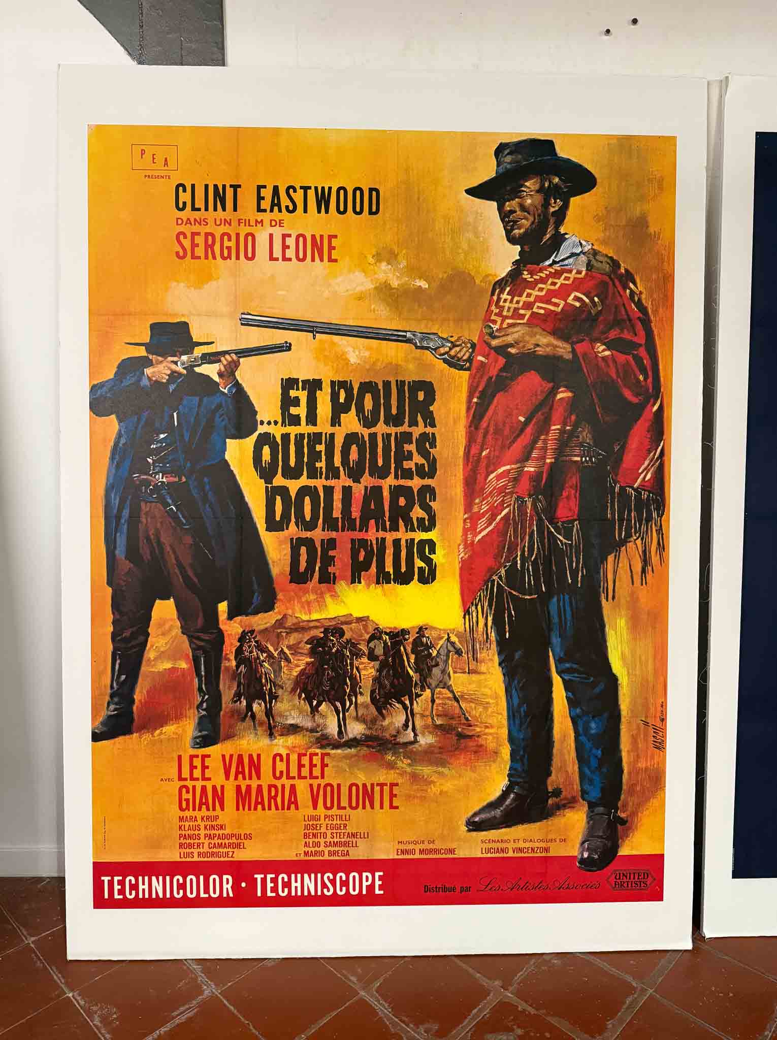 Affiche Cinéma Et pour quelques dollars de plus
Clint Eastwood 1965