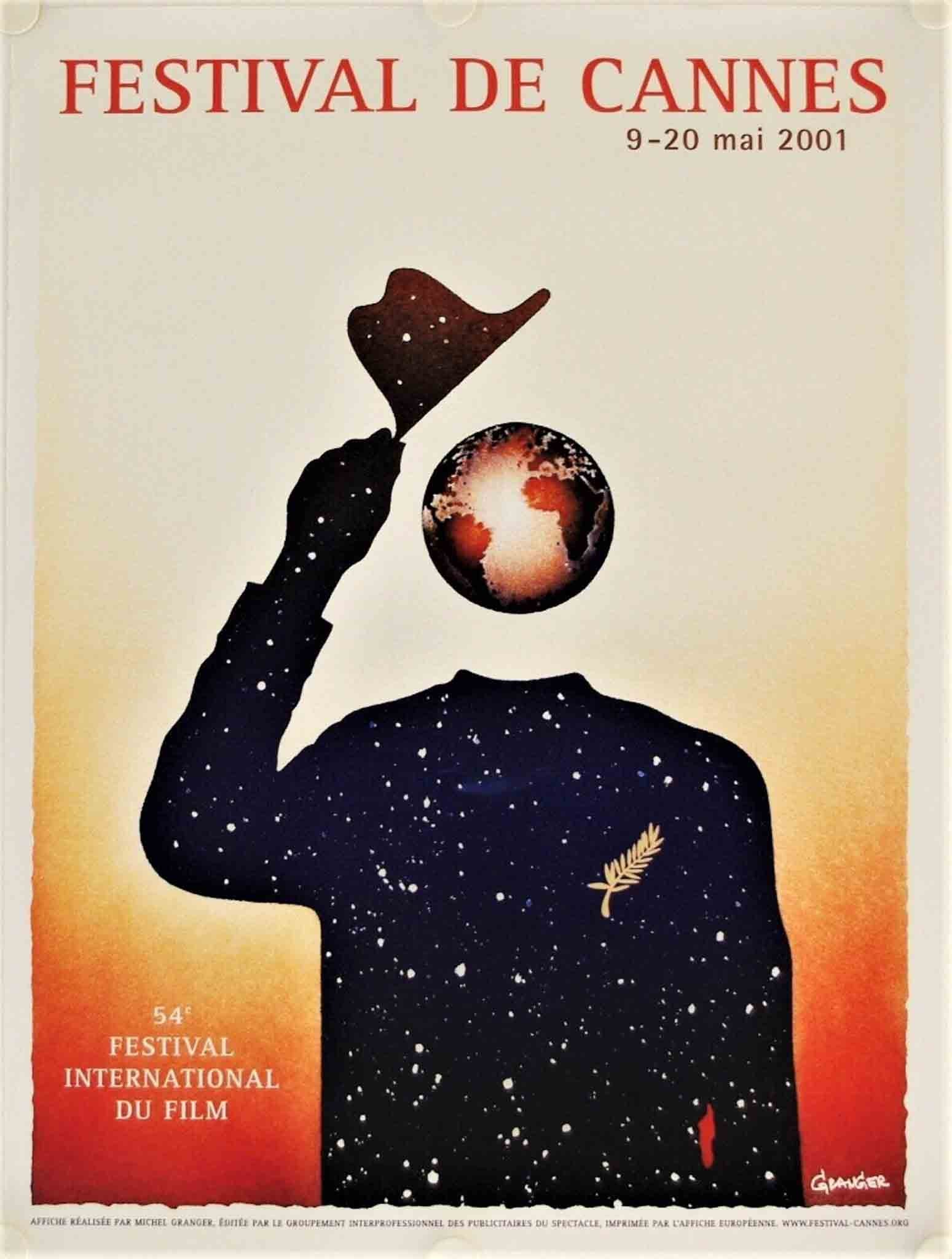 Affiche Originale 54 eme Festival International du Film 2001 - Cannes
