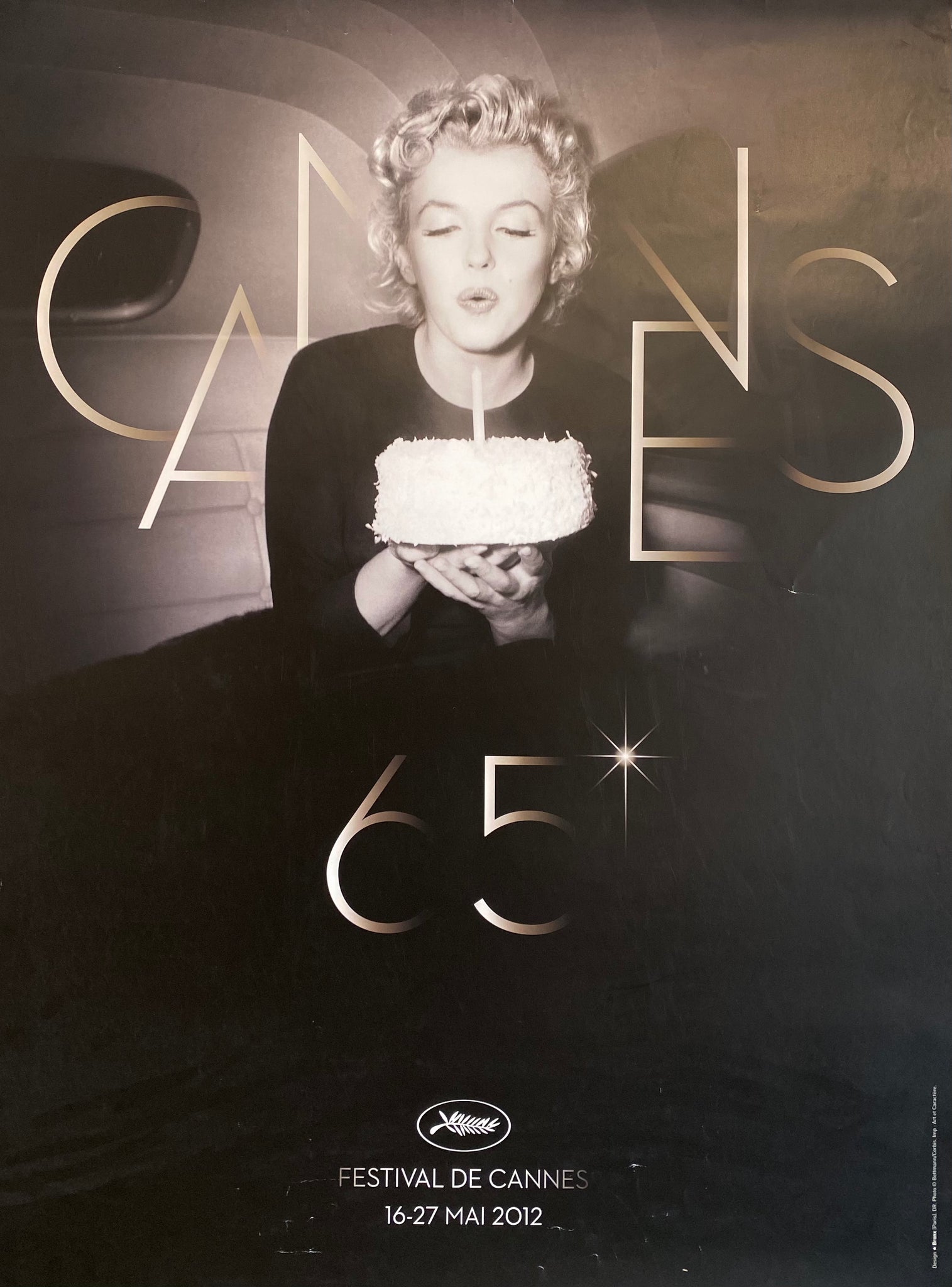 Affiche Originale 65 eme Festival International du Film 2012 - Cannes