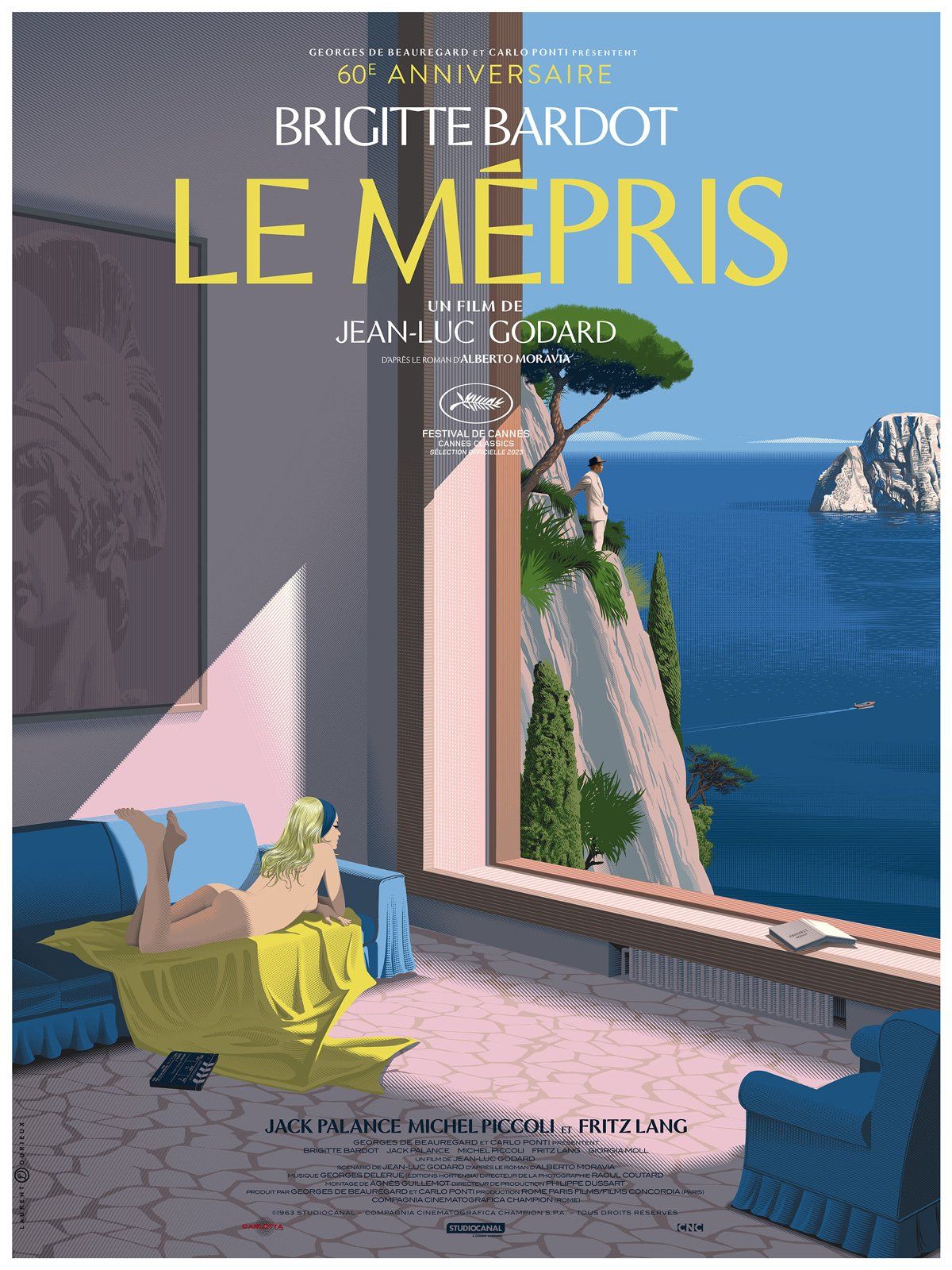Affiche Le Mépris - Laurent Durieux - Précommande